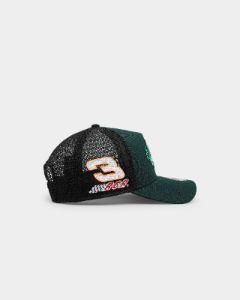 New Era X Nascar 9FORTY A-Frame Trucker Snapback Dark Green sold by Culture Kings