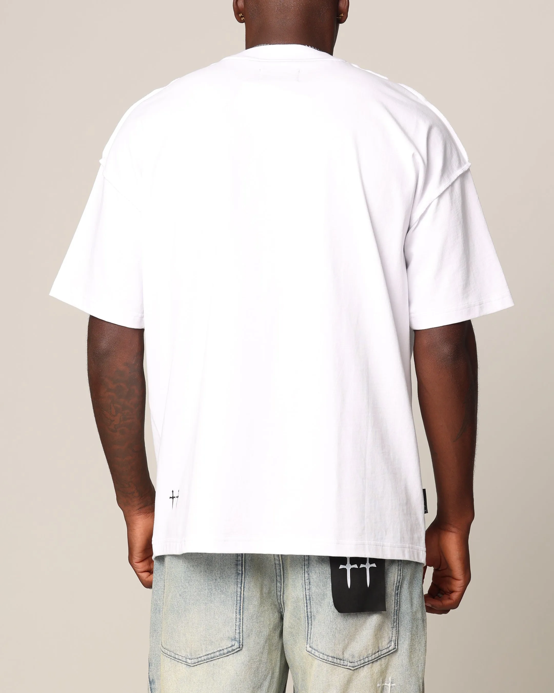 Saint Morta Dead Coffin Club Boxy T-Shirt White sold by Culture Kings product image thumbnail 3