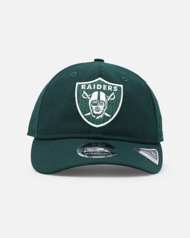 New Era Las Vegas Raiders 'Retro Crown Classic' 9FIFTY Retro Crown Strapback Dark Green sold by Culture Kings