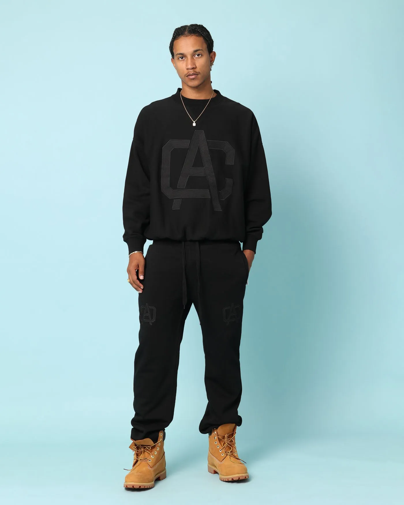 Carré Academy Oversized Crewneck Black sold by Culture Kings