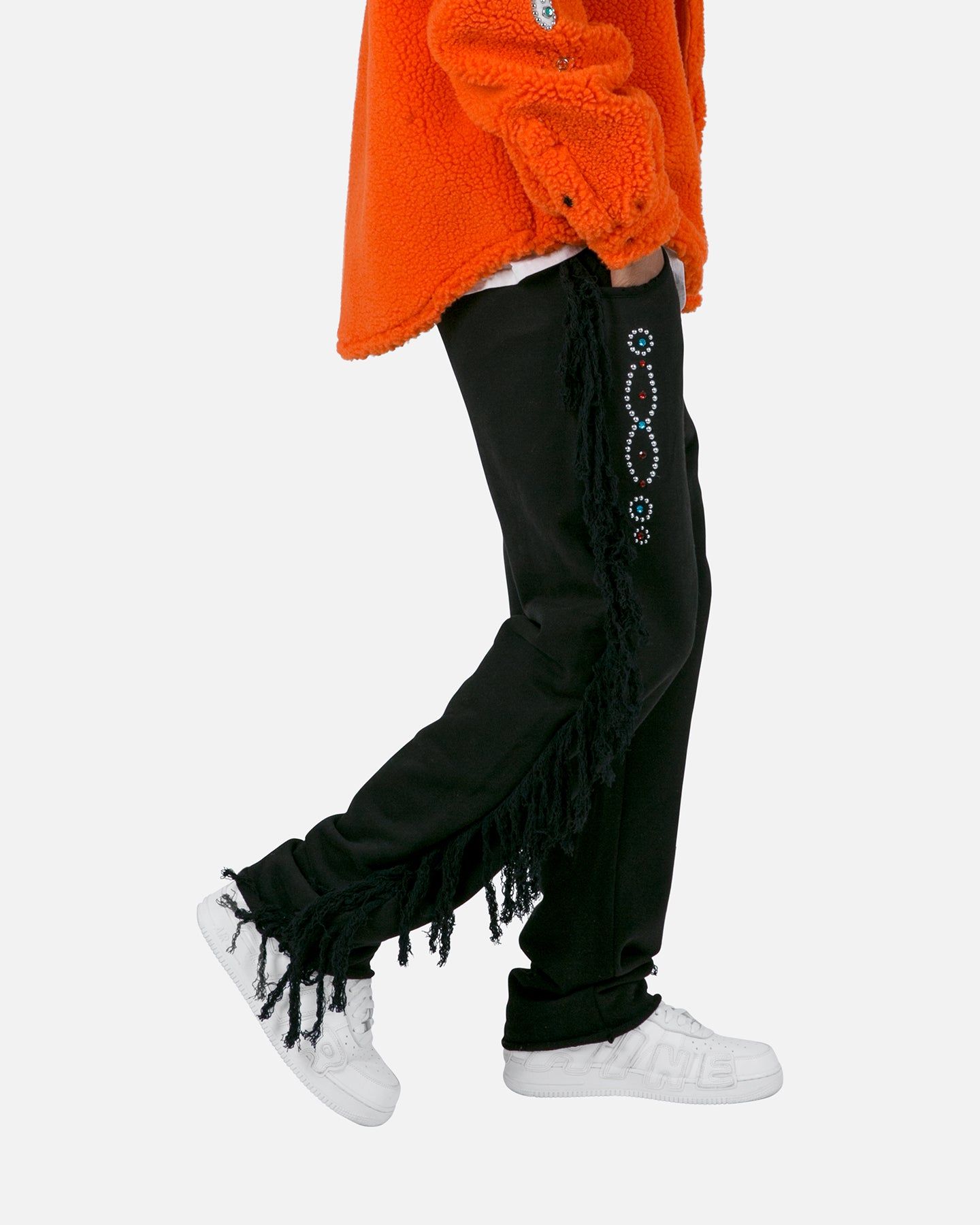 MNML Trail Frayed Sweat Pants Black sold by Culture Kings product image thumbnail 5