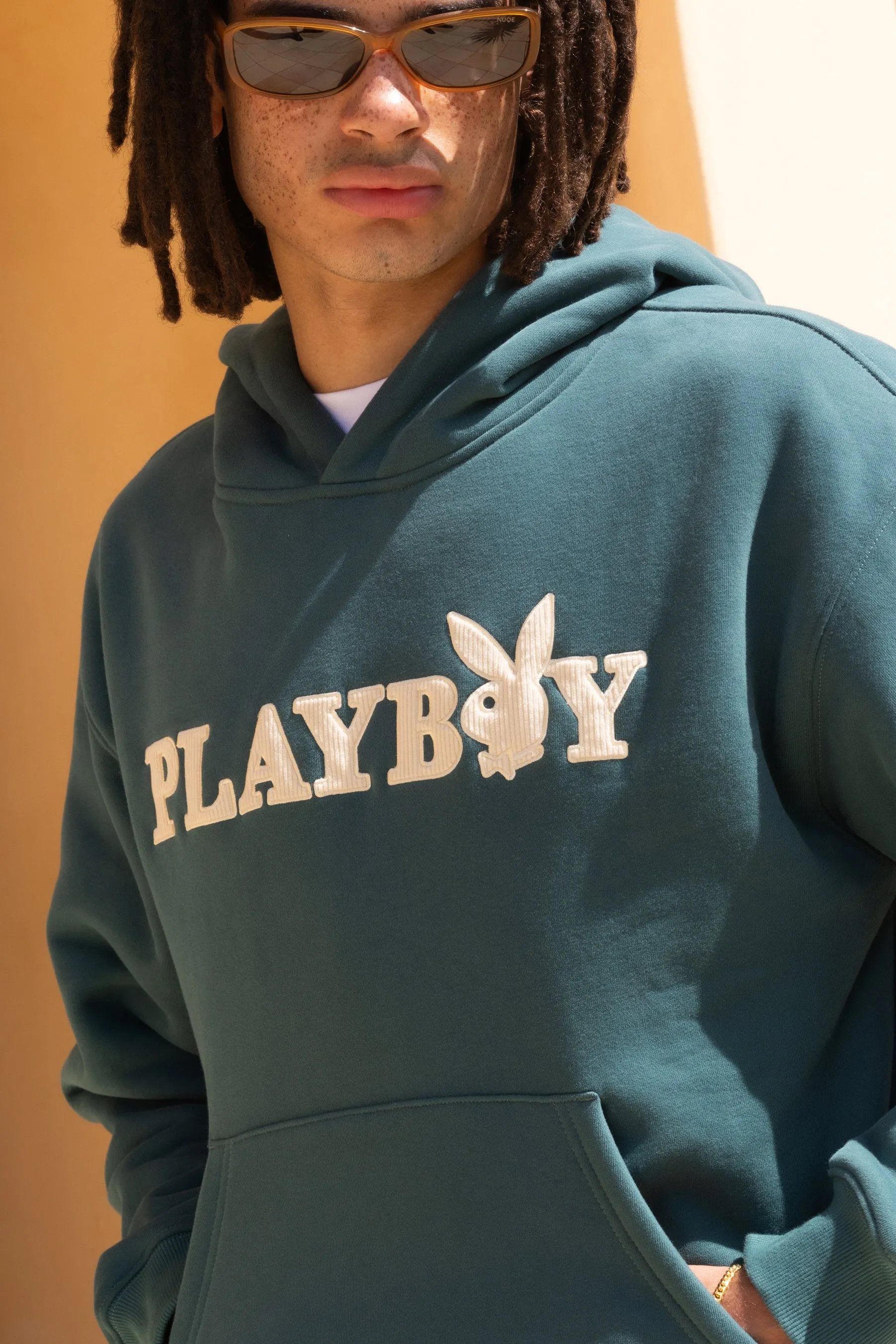 Playboy By Culture Kings Class Hoodie Green sold by Culture Kings product image thumbnail 5