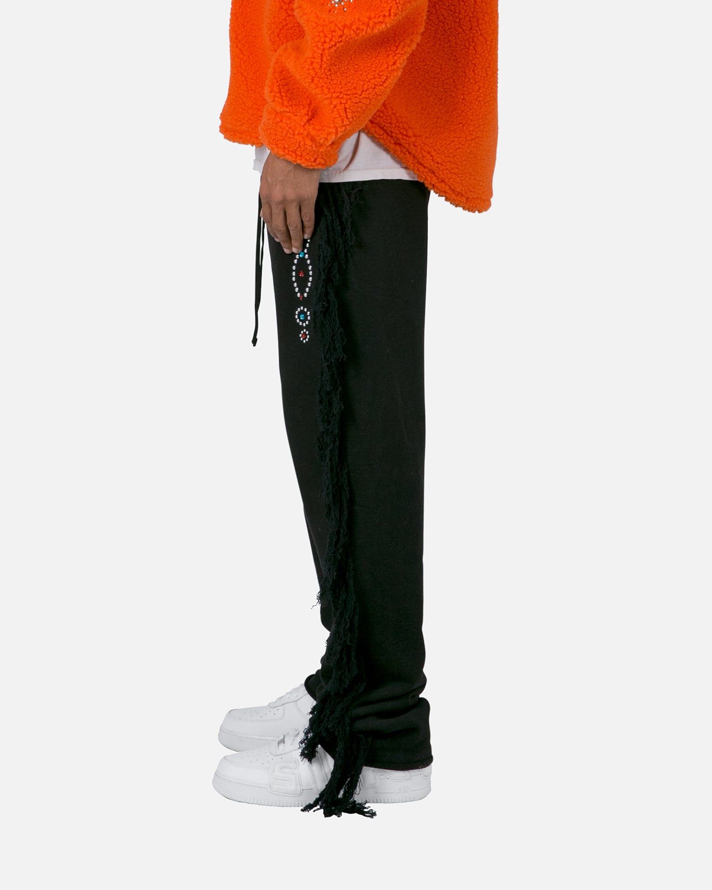 MNML Trail Frayed Sweat Pants Black sold by Culture Kings product image thumbnail 3