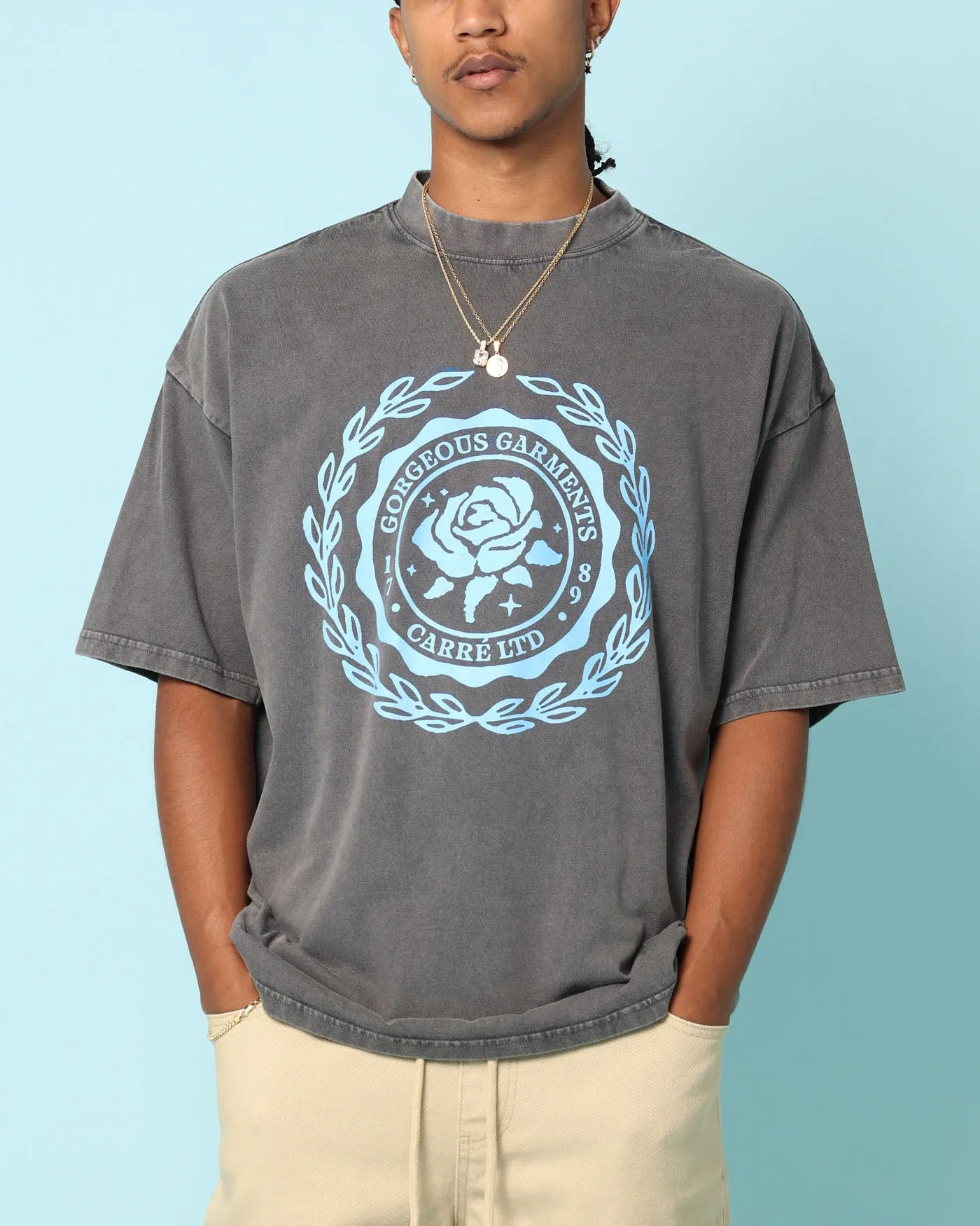 Carré Gorgeous Oversized T-Shirt Washed Charcoal sold by Culture Kings product image thumbnail 2