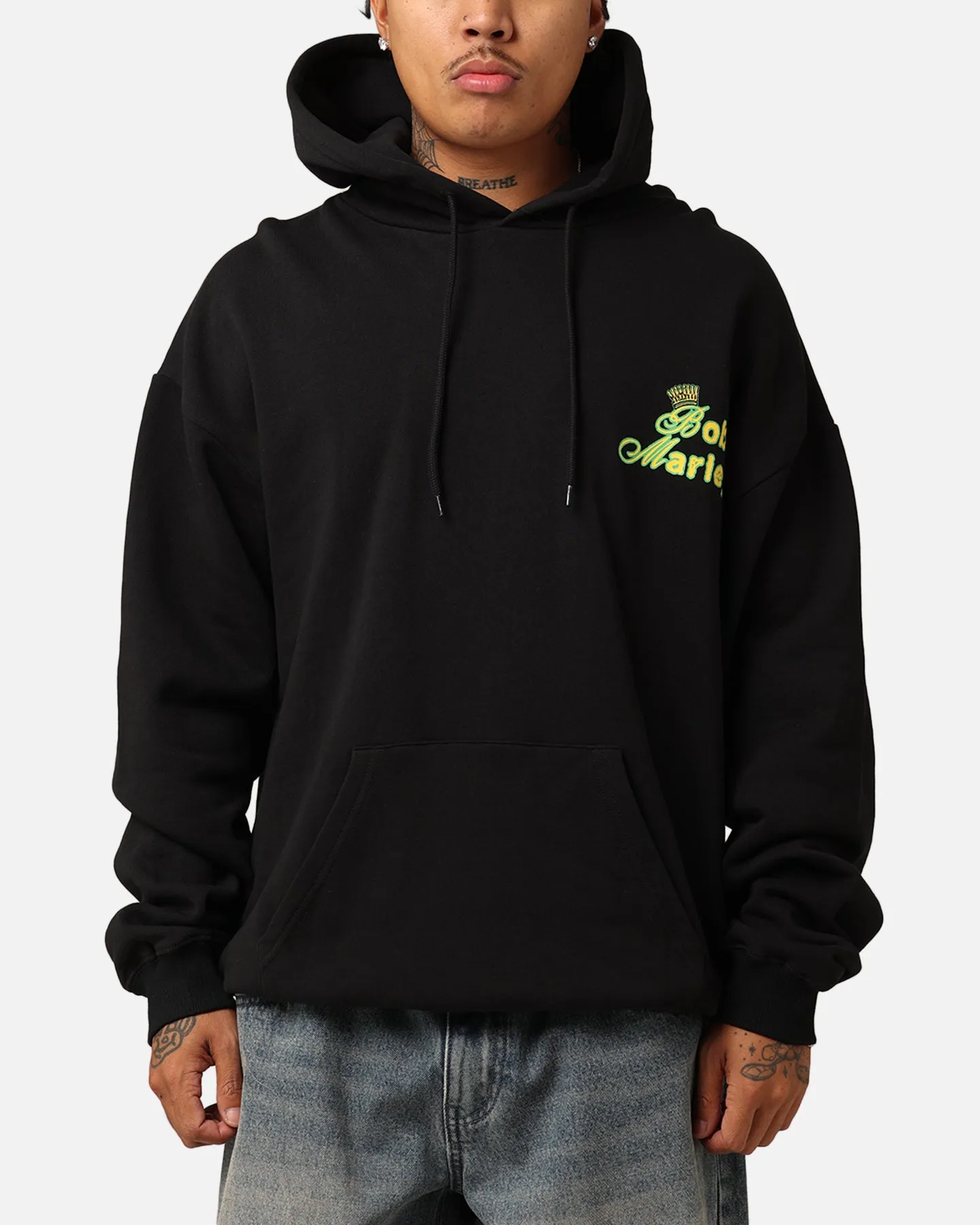 Bob Marley Smile Jamaica Hoodie Black sold by Culture Kings