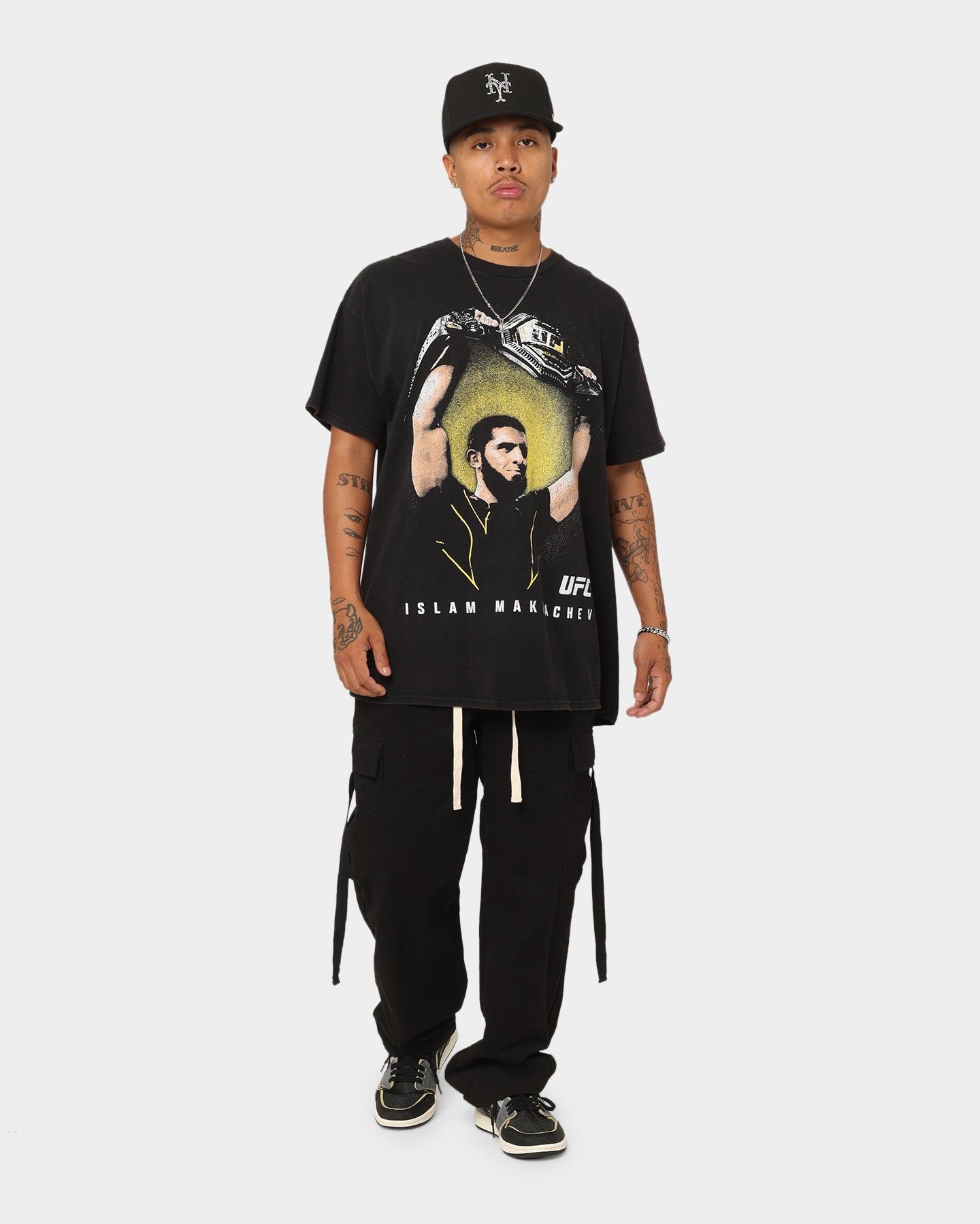 Goat Crew X UFC Islam Makhachev Vintage T-Shirt Black Wash sold by Culture Kings product image thumbnail 2