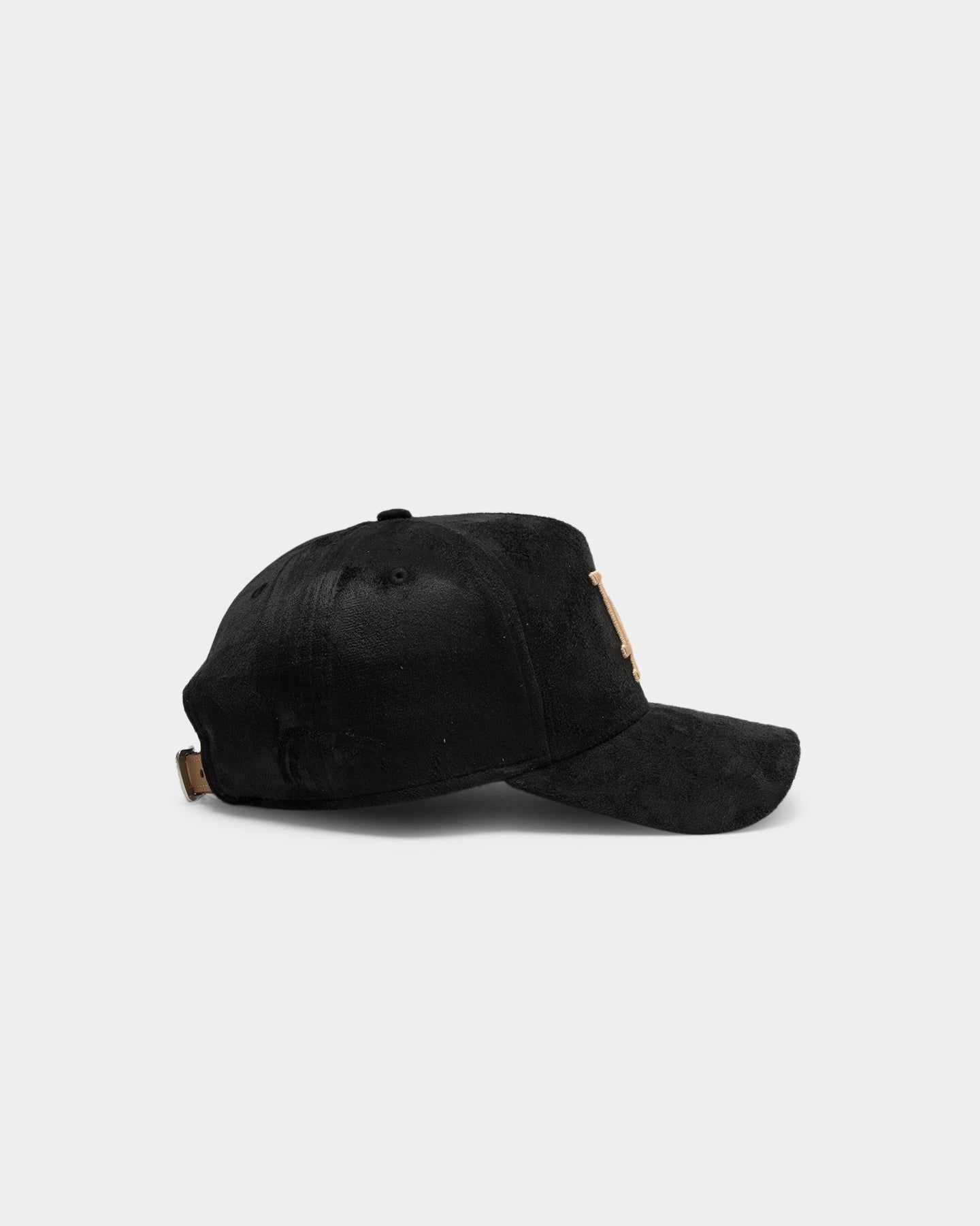New Era Los Angeles Dodgers 'Black/Tan Suede' 9FORTY K-Frame Strapback Black/Tan sold by Culture Kings product image thumbnail 4