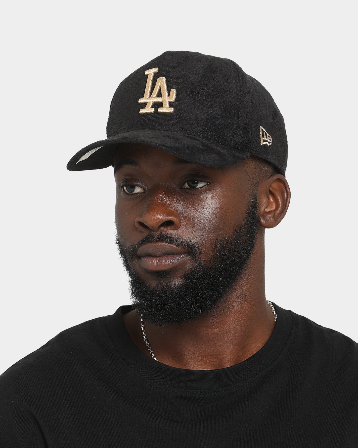 New Era Los Angeles Dodgers 'Black/Tan Suede' 9FORTY K-Frame Strapback Black/Tan sold by Culture Kings product image thumbnail 8
