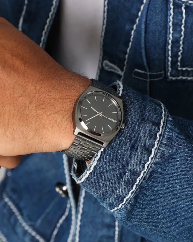 Nixon Time Teller Watch Gunmetal/Black sold by Culture Kings