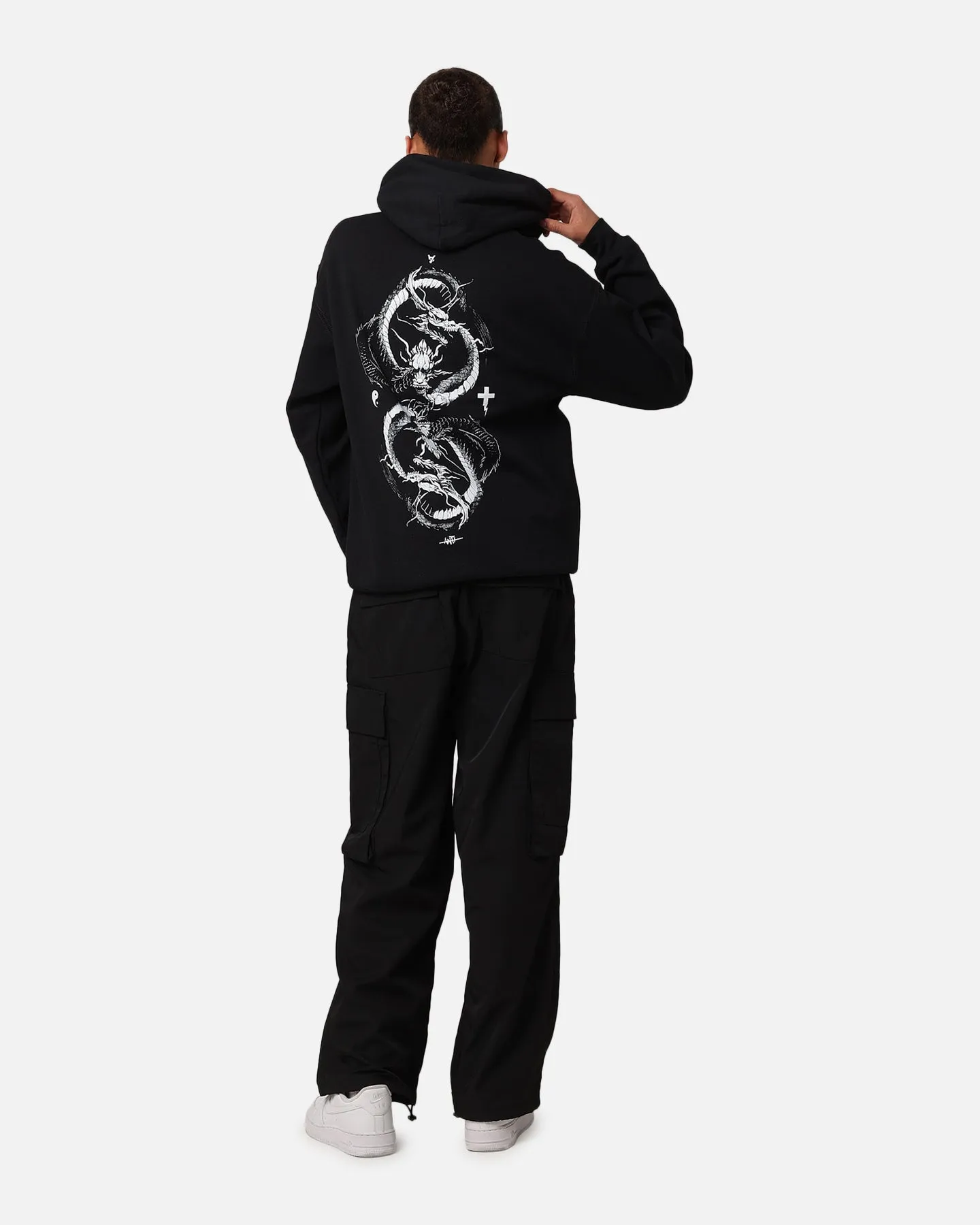 The Anti Order Double Dragon Hoodie Black/White sold by Culture Kings product image thumbnail 3