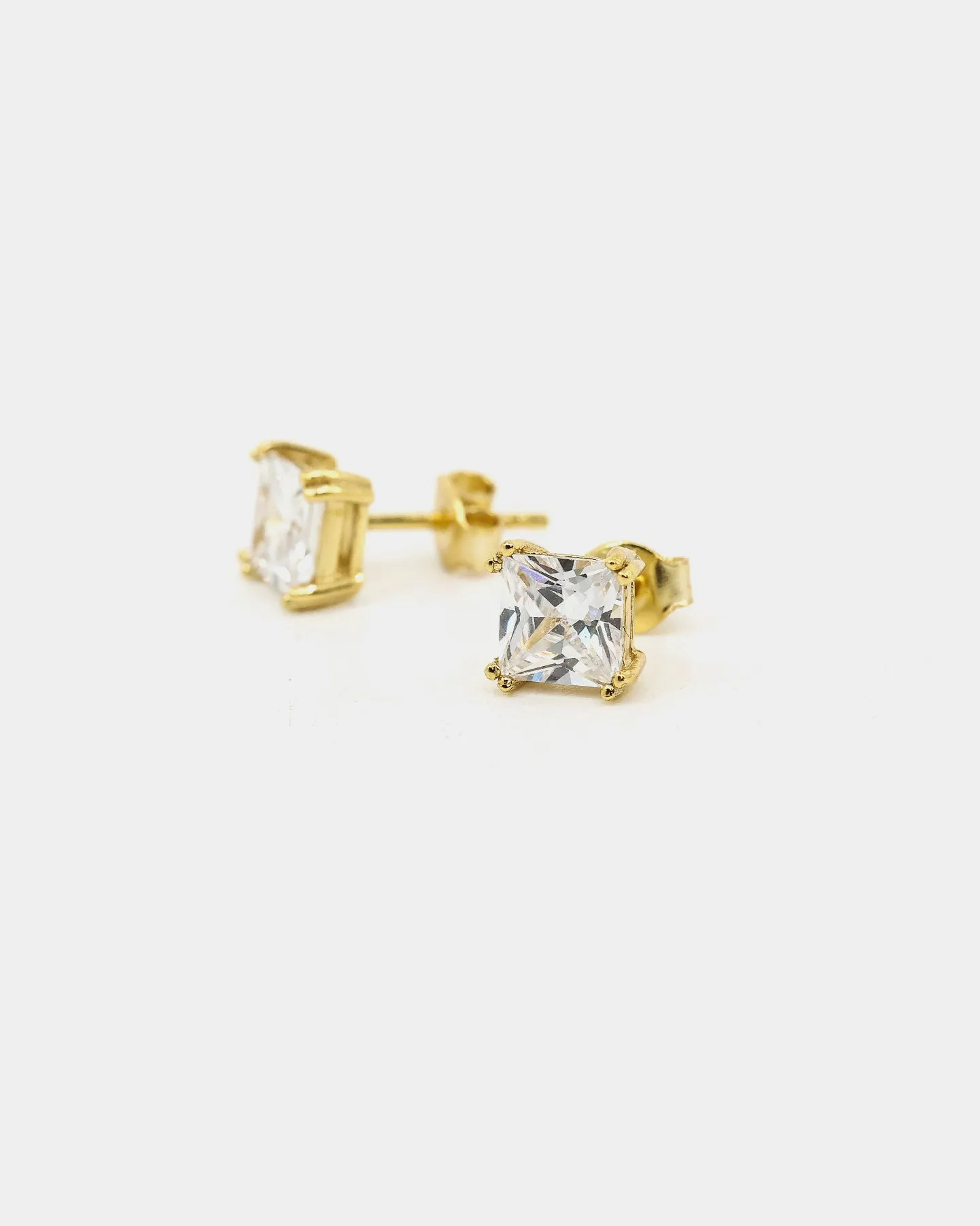 Saint Morta Square Cut Earrings Iced Gold sold by Culture Kings product image thumbnail 2