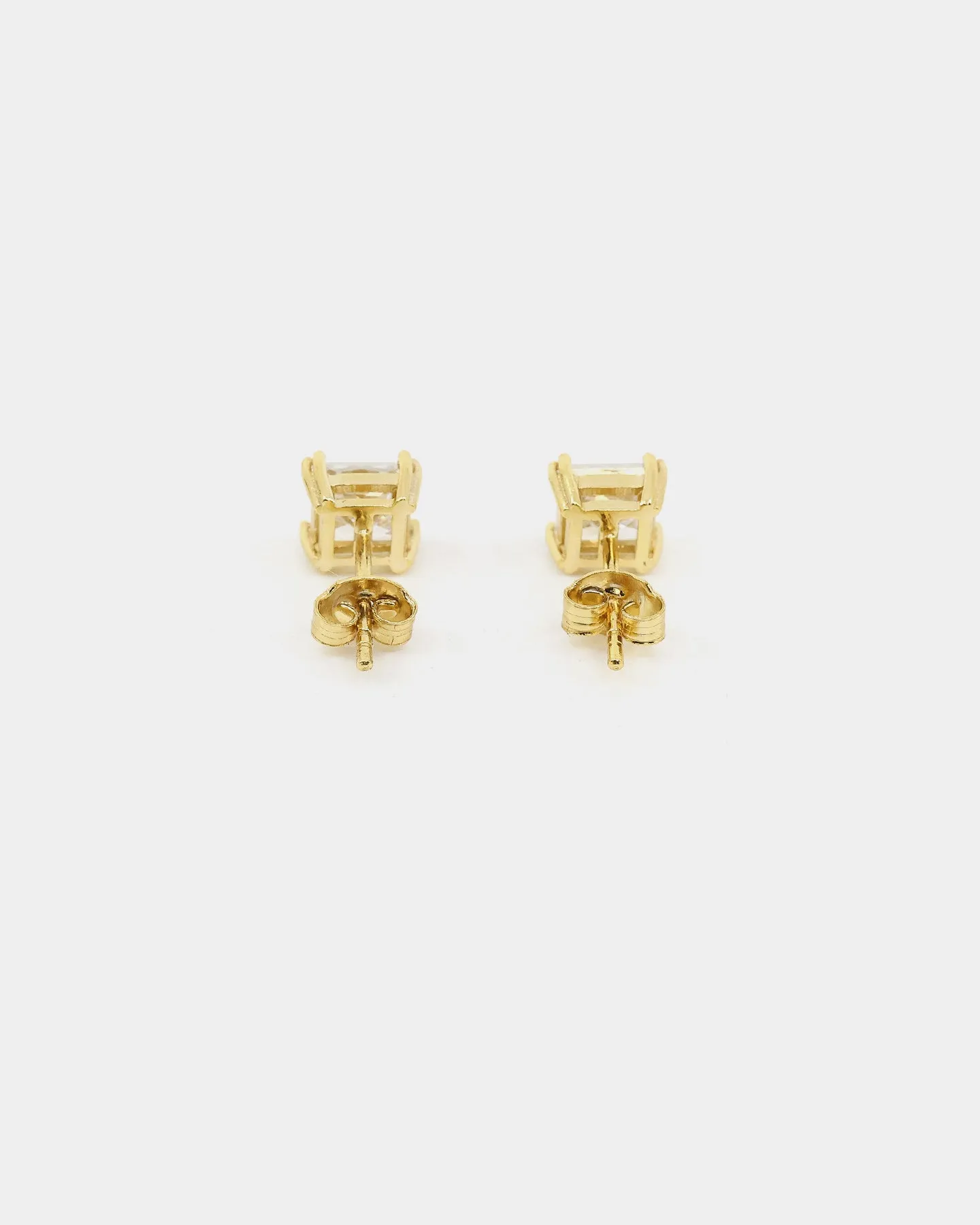 Saint Morta Square Cut Earrings Iced Gold sold by Culture Kings product image thumbnail 3