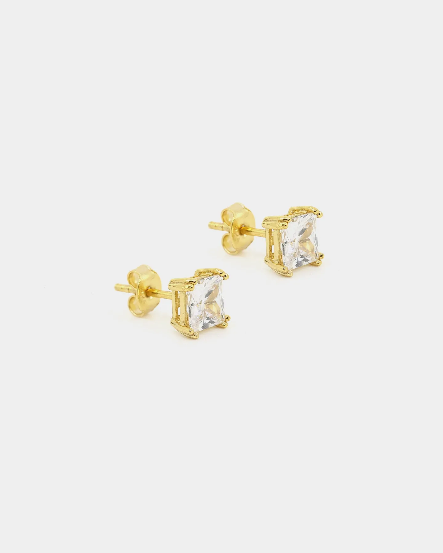 Saint Morta Square Cut Earrings Iced Gold sold by Culture Kings product image thumbnail 5