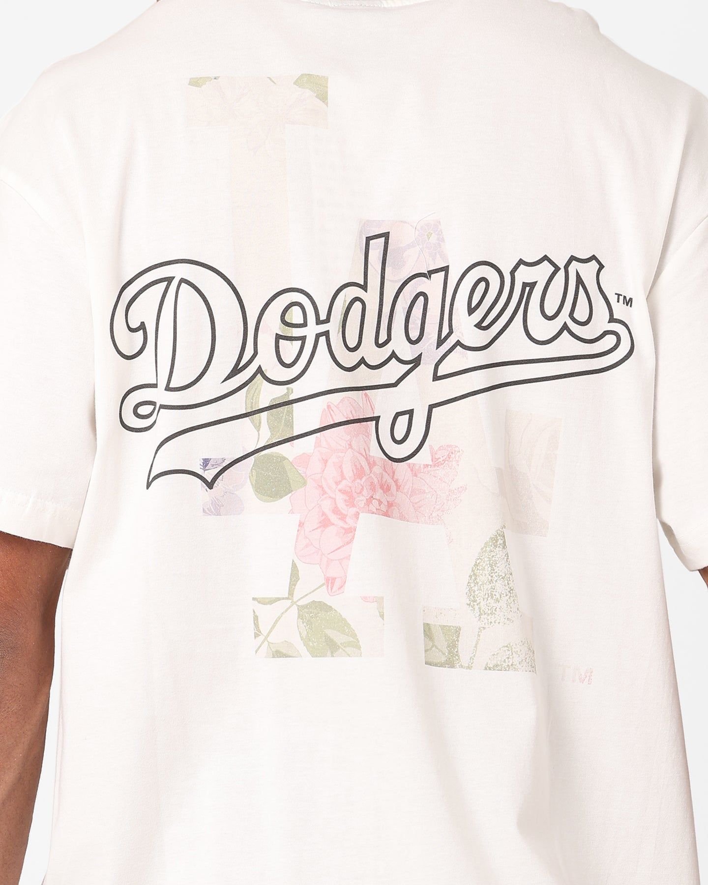Majestic Athletic Los Angeles Dodgers Digi Floral Graphic T-Shirt Vintage White sold by Culture Kings product image thumbnail 5