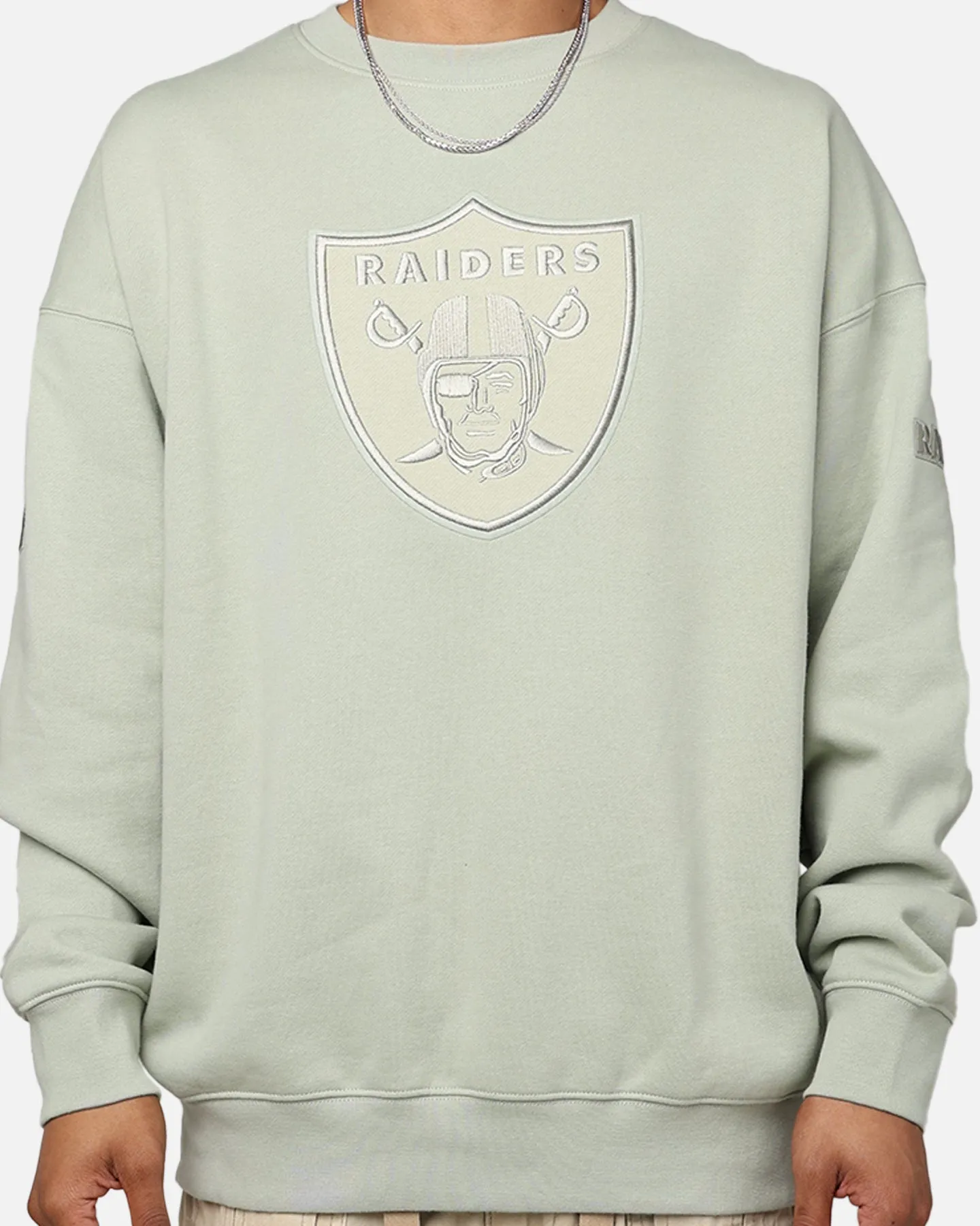 Pro Standard Las Vegas Raiders Drop Shoulder Crewneck Moss sold by Culture Kings
