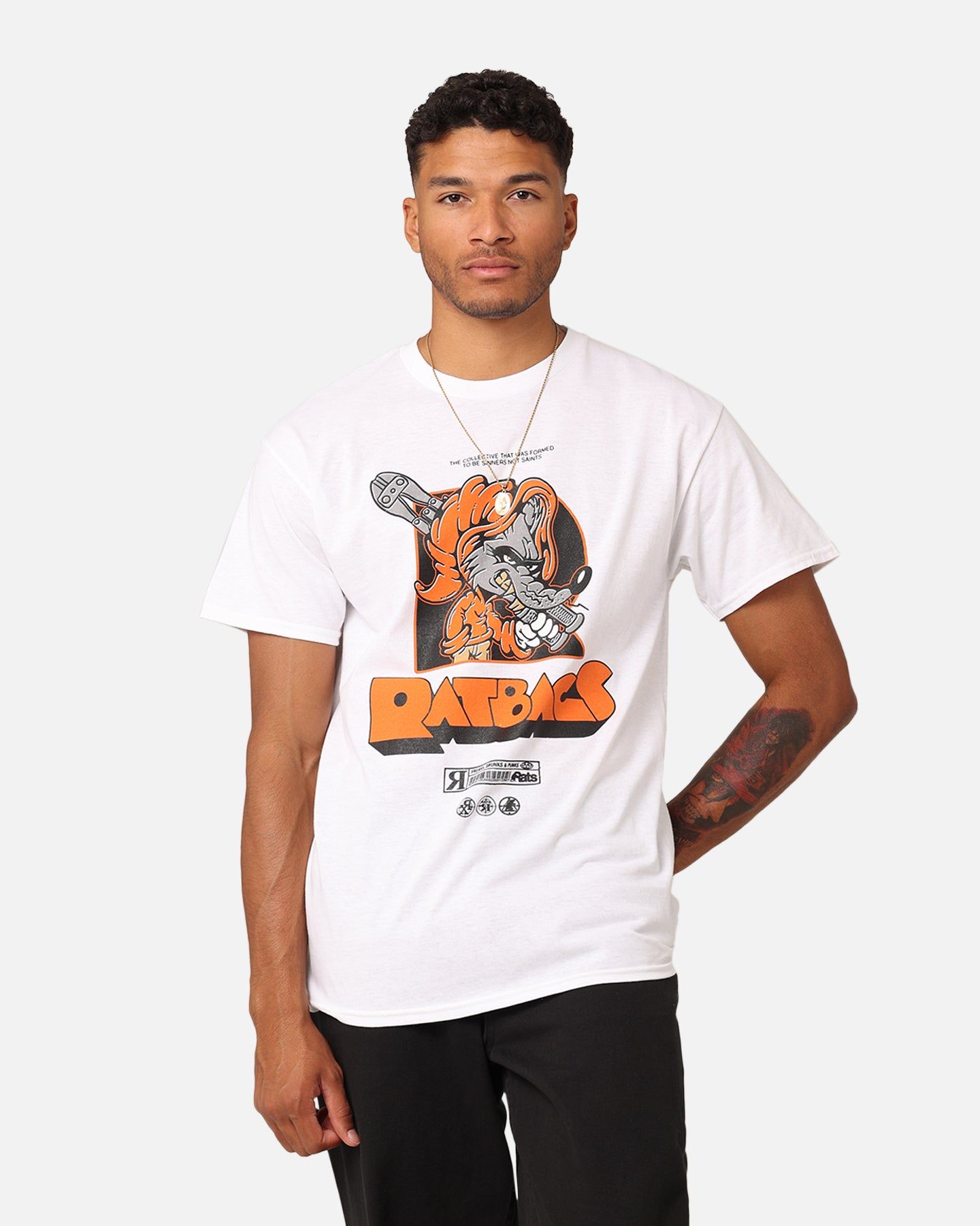 Rats Get Fat Ratbags T-Shirt White sold by Culture Kings