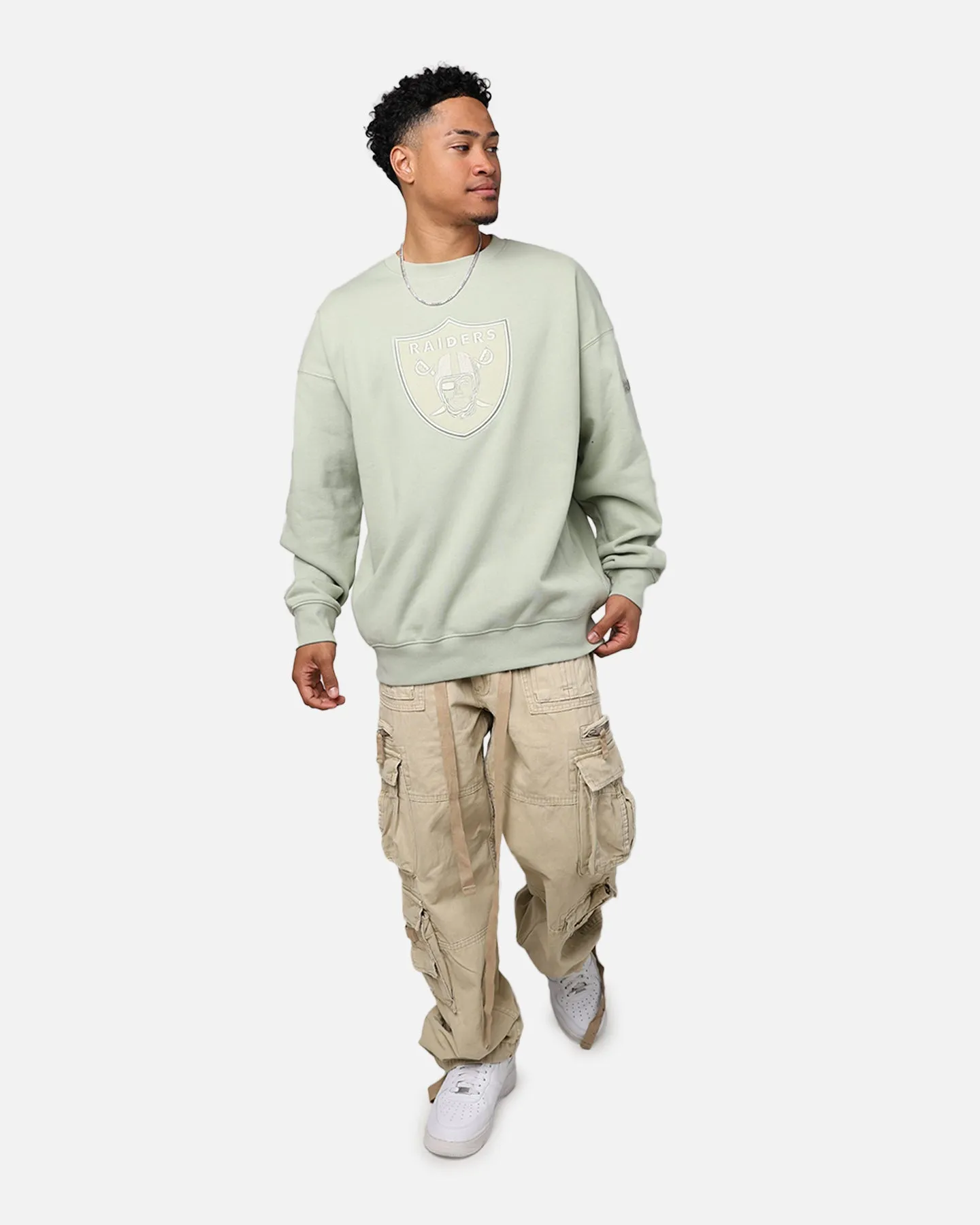 Pro Standard Las Vegas Raiders Drop Shoulder Crewneck Moss sold by Culture Kings product image thumbnail 2