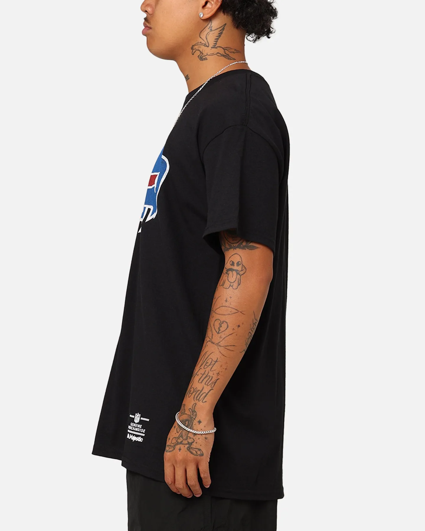 Majestic Athletic Buffalo Bills Team Crest T-Shirt Black sold by Culture Kings product image thumbnail 5