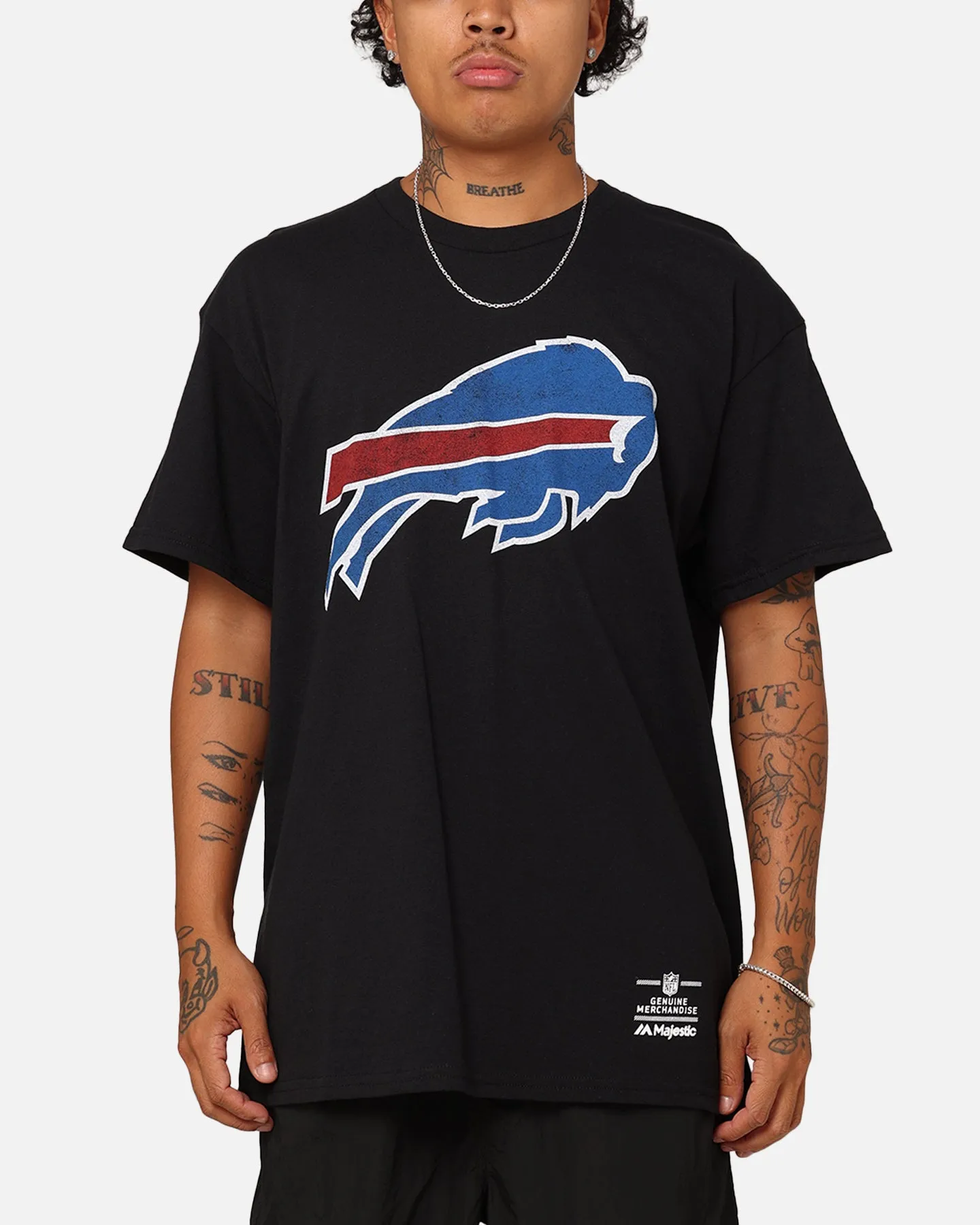 Majestic Athletic Buffalo Bills Team Crest T-Shirt Black sold by Culture Kings