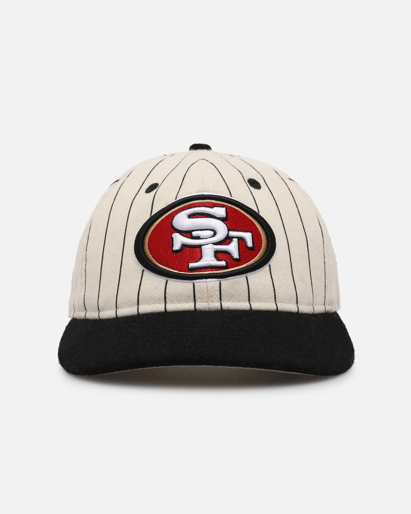 New Era San Francisco 49ers 9FIFTY Retro Crown Strapback Off White/Black sold by Culture Kings