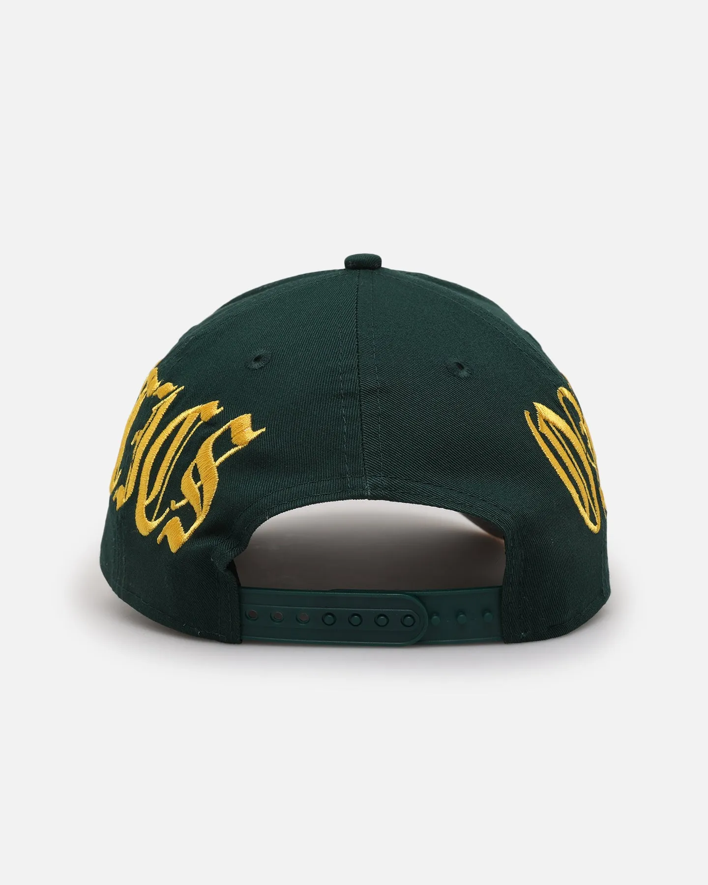 New Era Oakland Athletics 'Goth Script' 9FORTY A-Frame Snapback Green/Gold sold by Culture Kings product image thumbnail 2