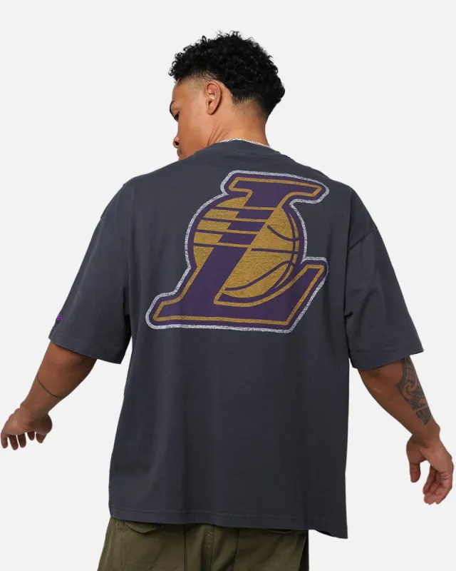 New Era Los Angeles Lakers Oversized T-Shirt Black sold by Culture Kings