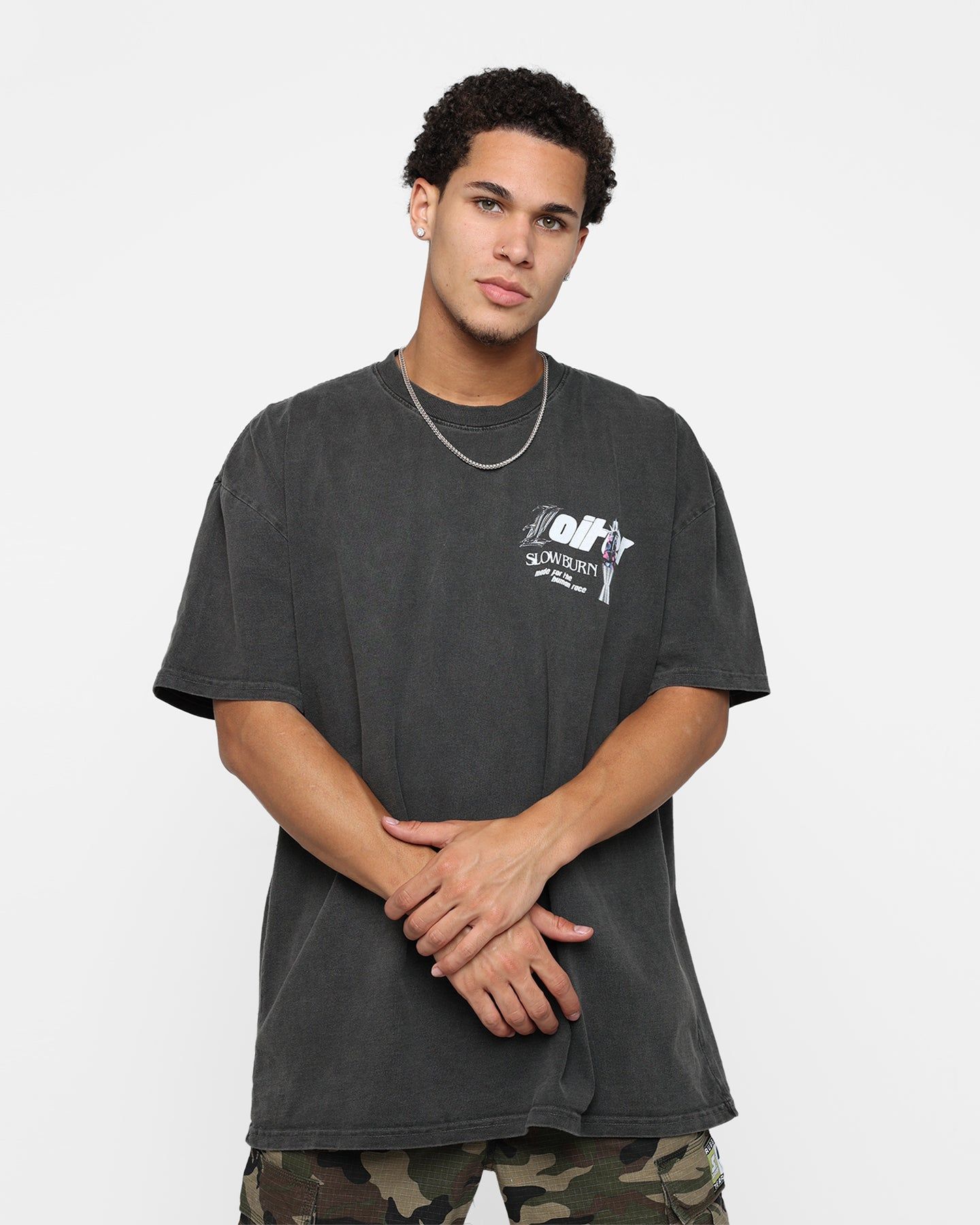 Loiter Slow Burn T-Shirt Vintage Black sold by Culture Kings product image thumbnail 2