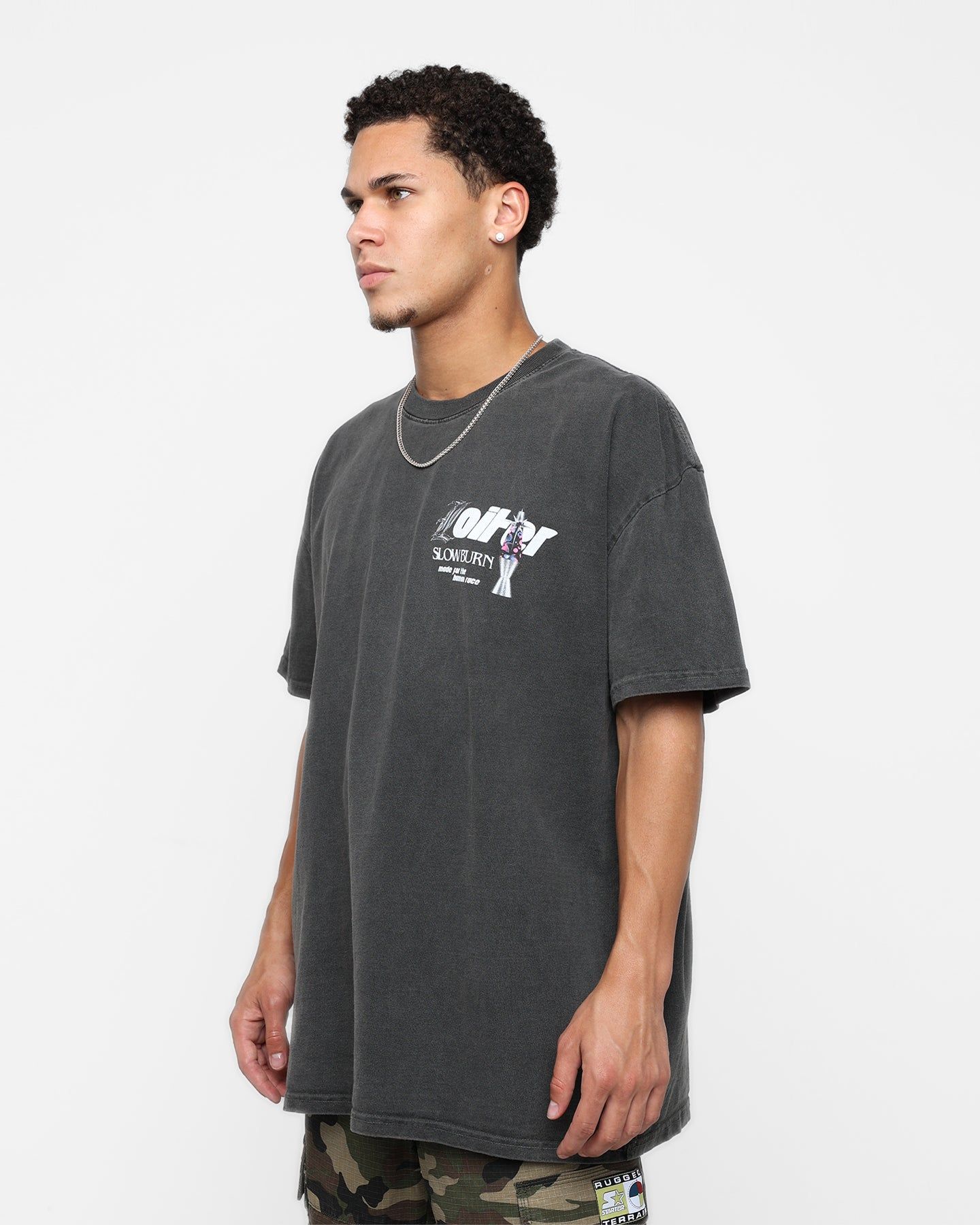 Loiter Slow Burn T-Shirt Vintage Black sold by Culture Kings product image thumbnail 7