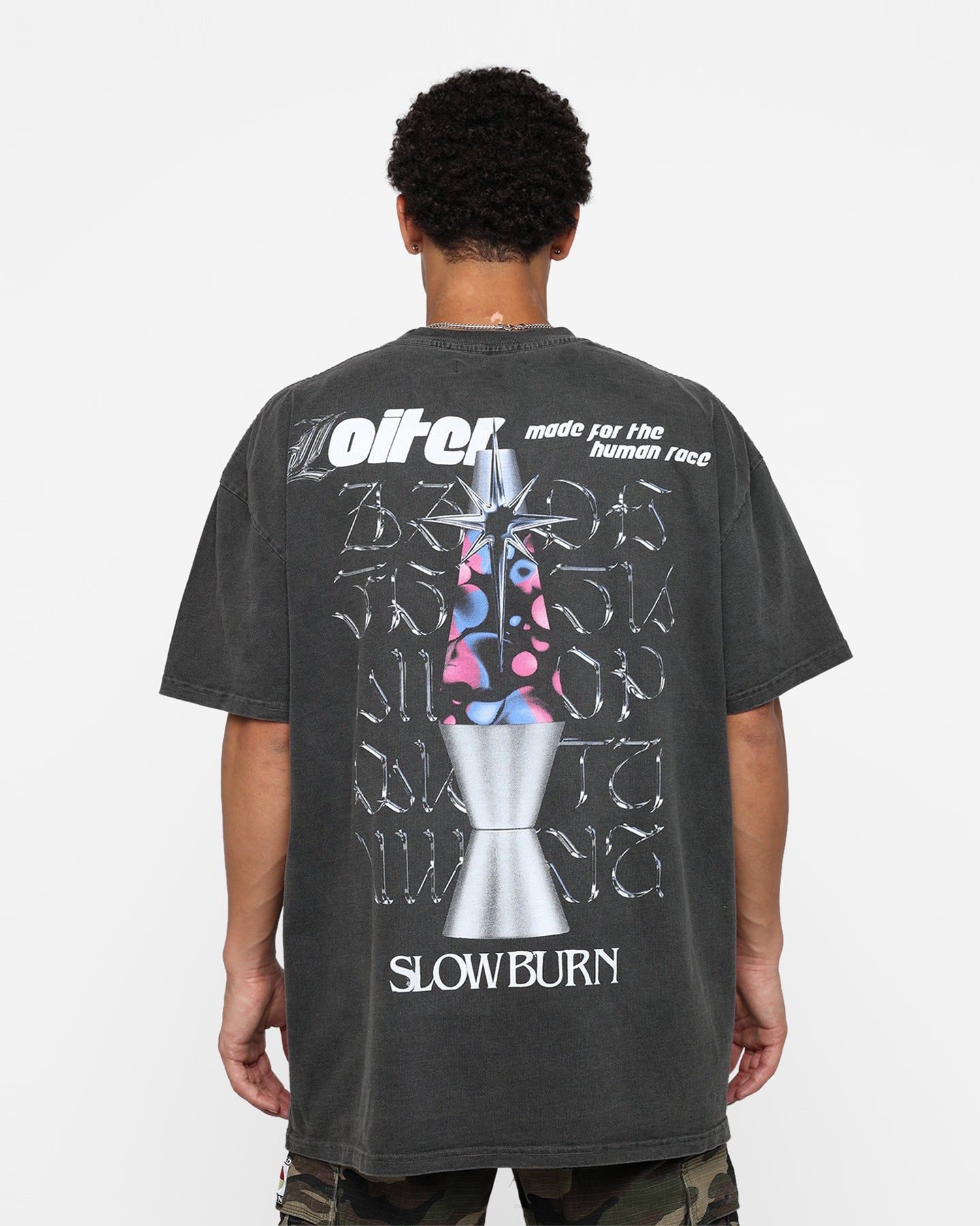 Loiter Slow Burn T-Shirt Vintage Black sold by Culture Kings product image thumbnail 5