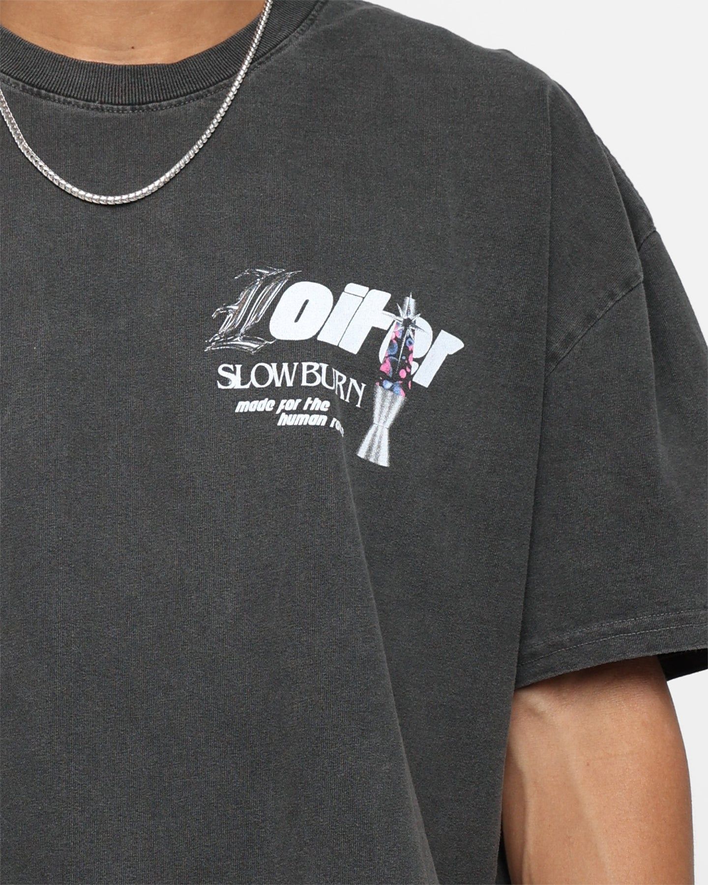 Loiter Slow Burn T-Shirt Vintage Black sold by Culture Kings product image thumbnail 4