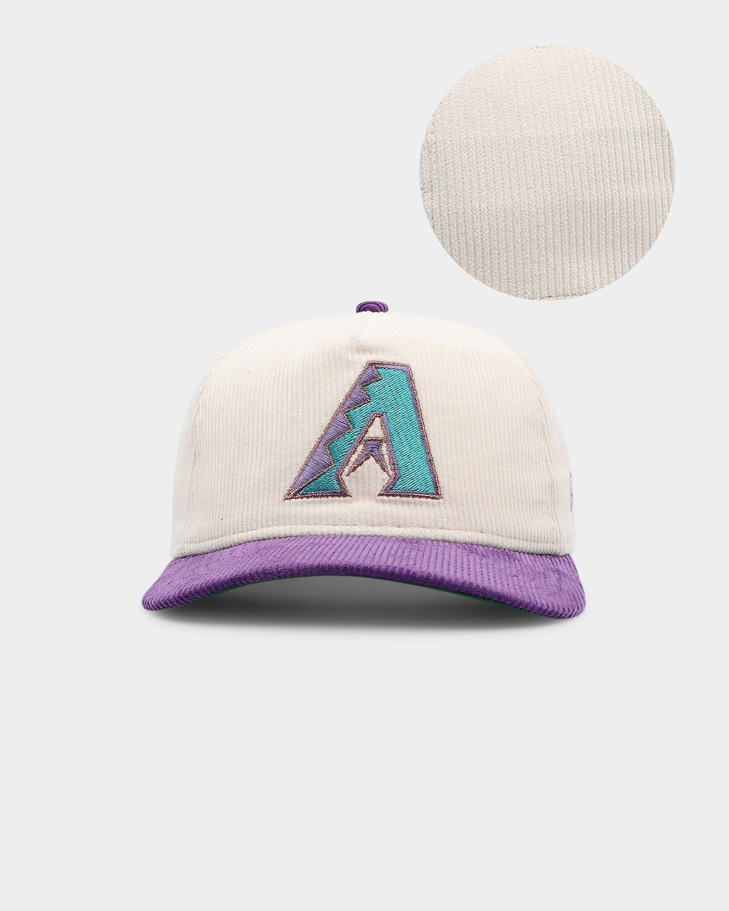 New Era Arizona Diamondbacks 'Throwback Corduroy' Golfer Snapback White sold by Culture Kings
