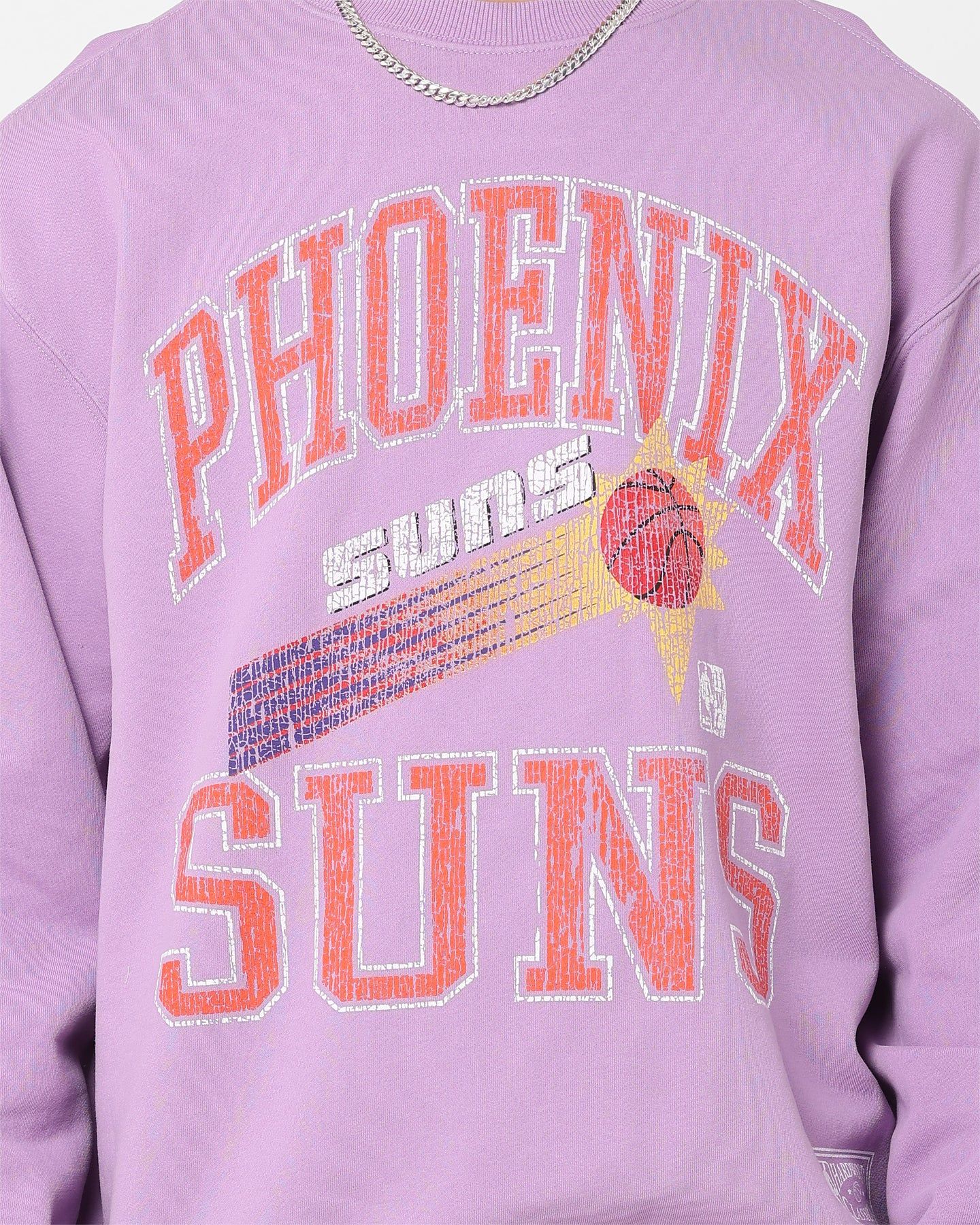 Mitchell & Ness Phoenix Suns Ivy Arch Crewneck Faded Purple sold by Culture Kings product image thumbnail 3