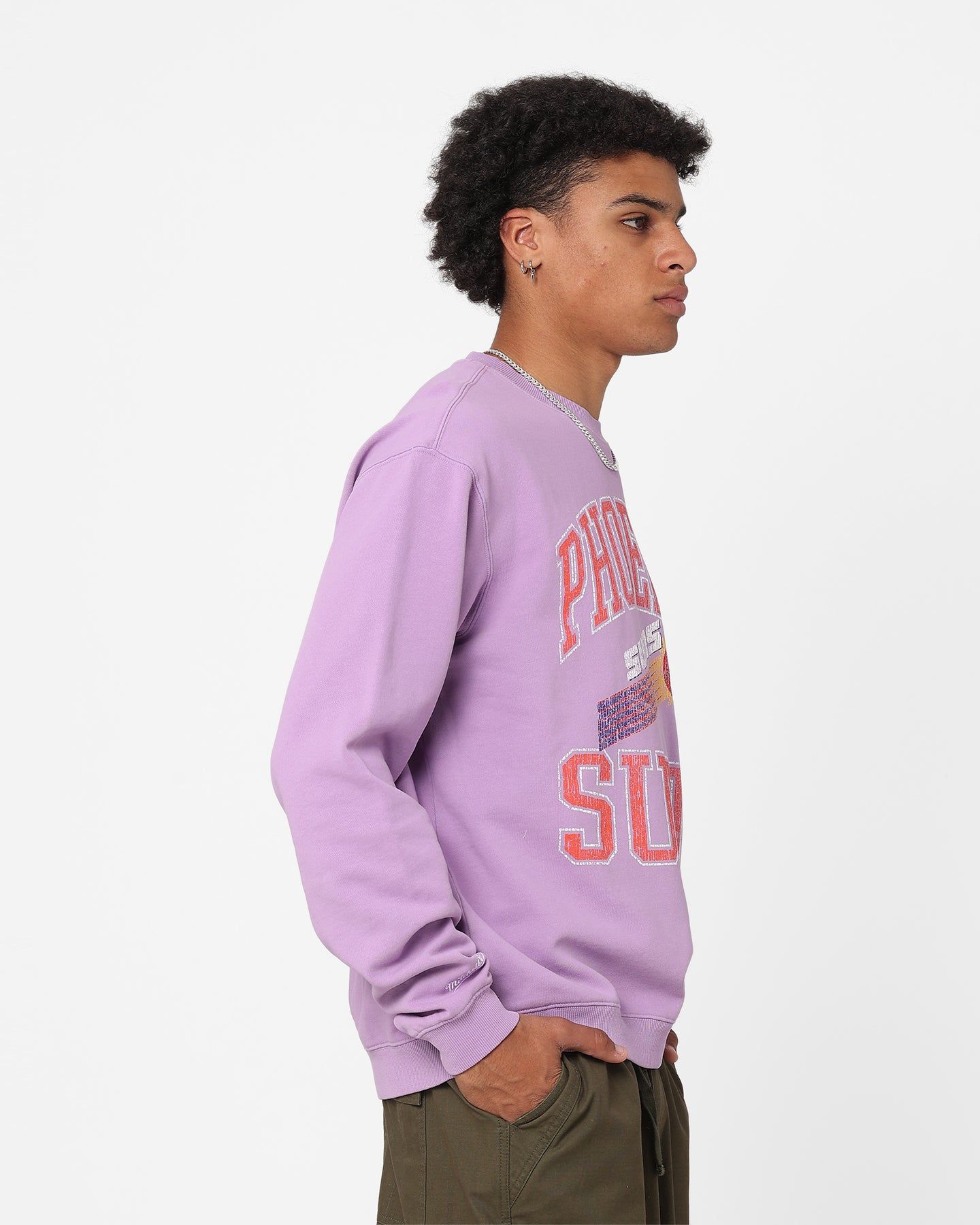 Mitchell & Ness Phoenix Suns Ivy Arch Crewneck Faded Purple sold by Culture Kings product image thumbnail 5