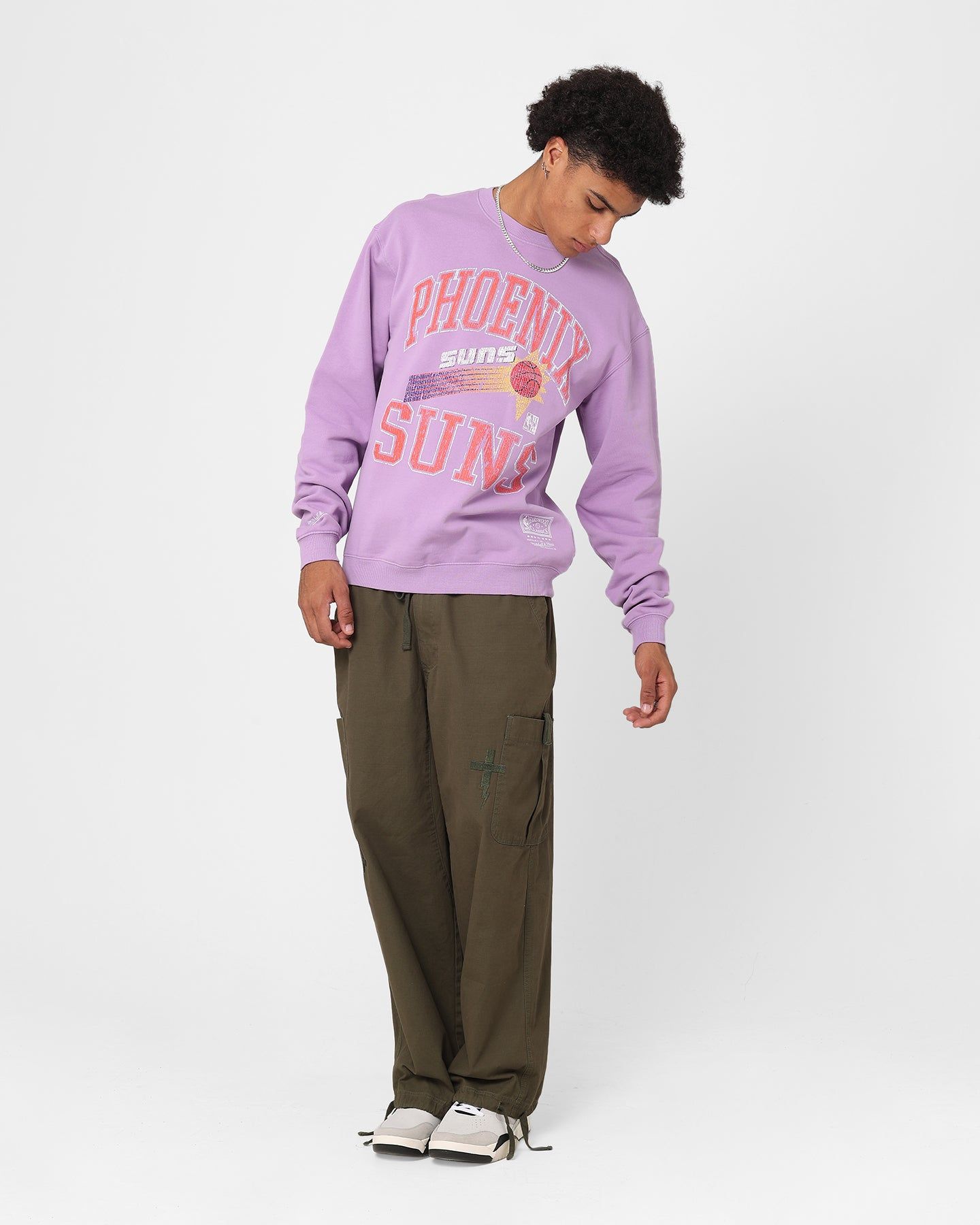 Mitchell & Ness Phoenix Suns Ivy Arch Crewneck Faded Purple sold by Culture Kings product image thumbnail 2