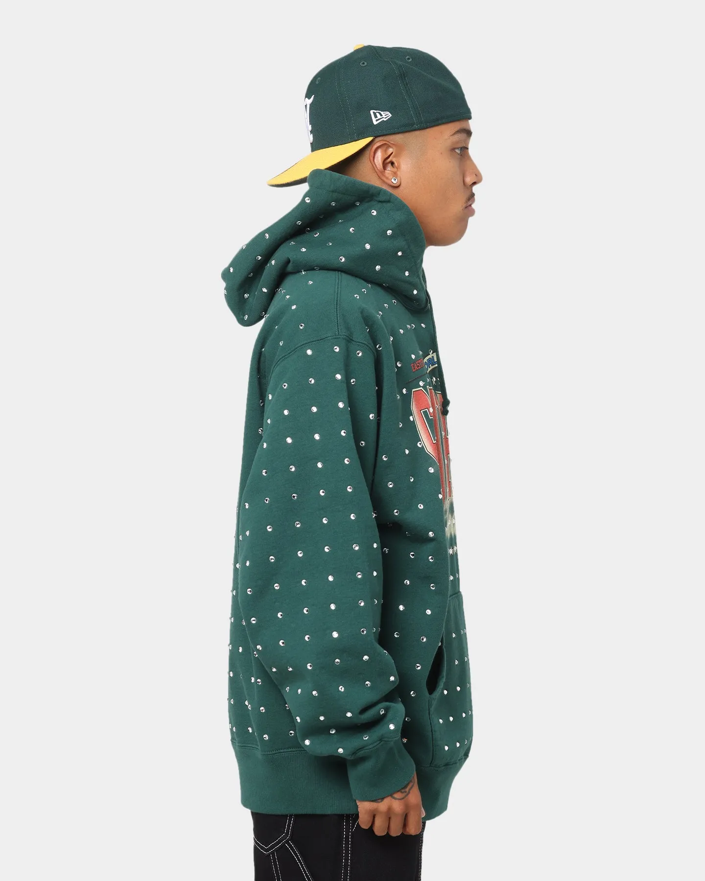 通販ポイント SUPREME rhinestoneグリーン フーディー 【公式通販】