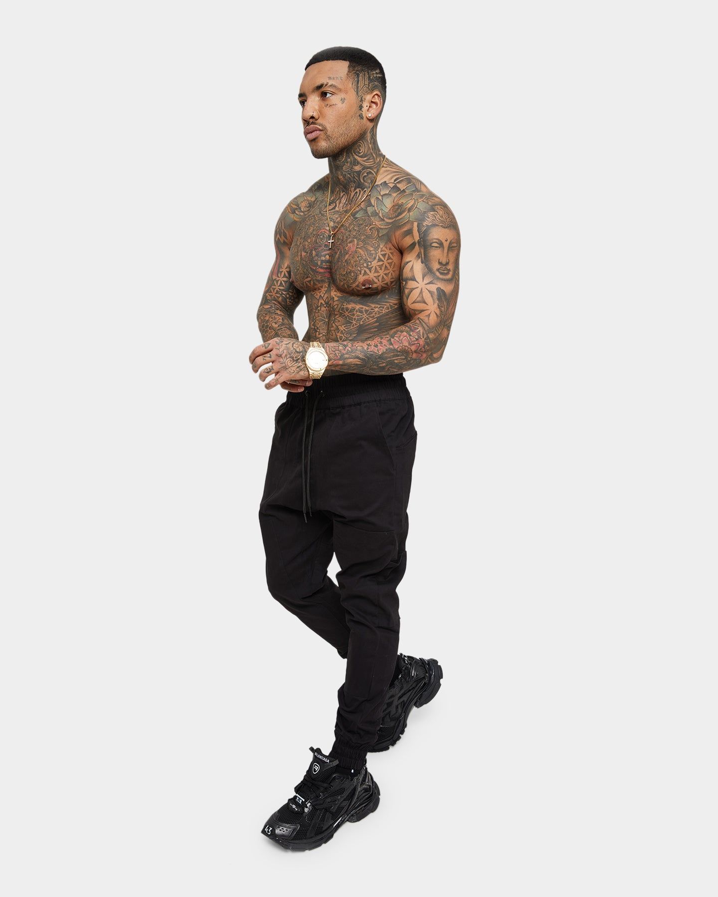 Saint Morta Carpenter Joggers Black sold by Culture Kings product image thumbnail 3