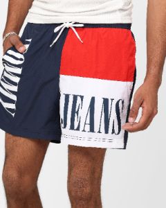 Tommy Hilfiger SF Medium Drawstring Colour Block Shorts Twilight Navy sold by Culture Kings
