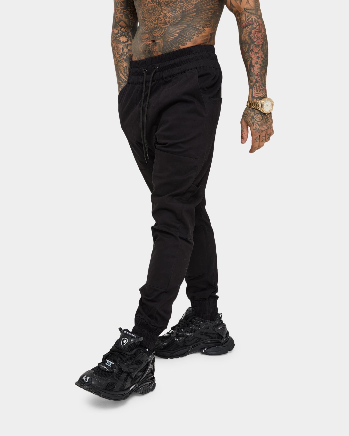 Saint Morta Carpenter Joggers Black sold by Culture Kings product image thumbnail 2