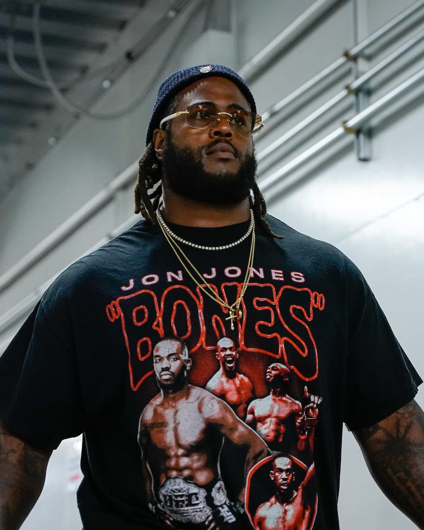 UFC By Goat Crew Jon Jones Vintage T-Shirt Black Wash sold by Culture Kings product image thumbnail 4