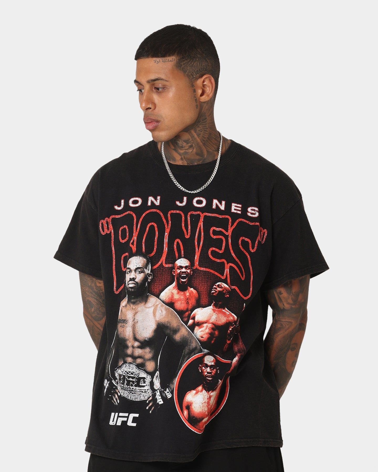 UFC By Goat Crew Jon Jones Vintage T-Shirt Black Wash sold by Culture Kings product image thumbnail 2