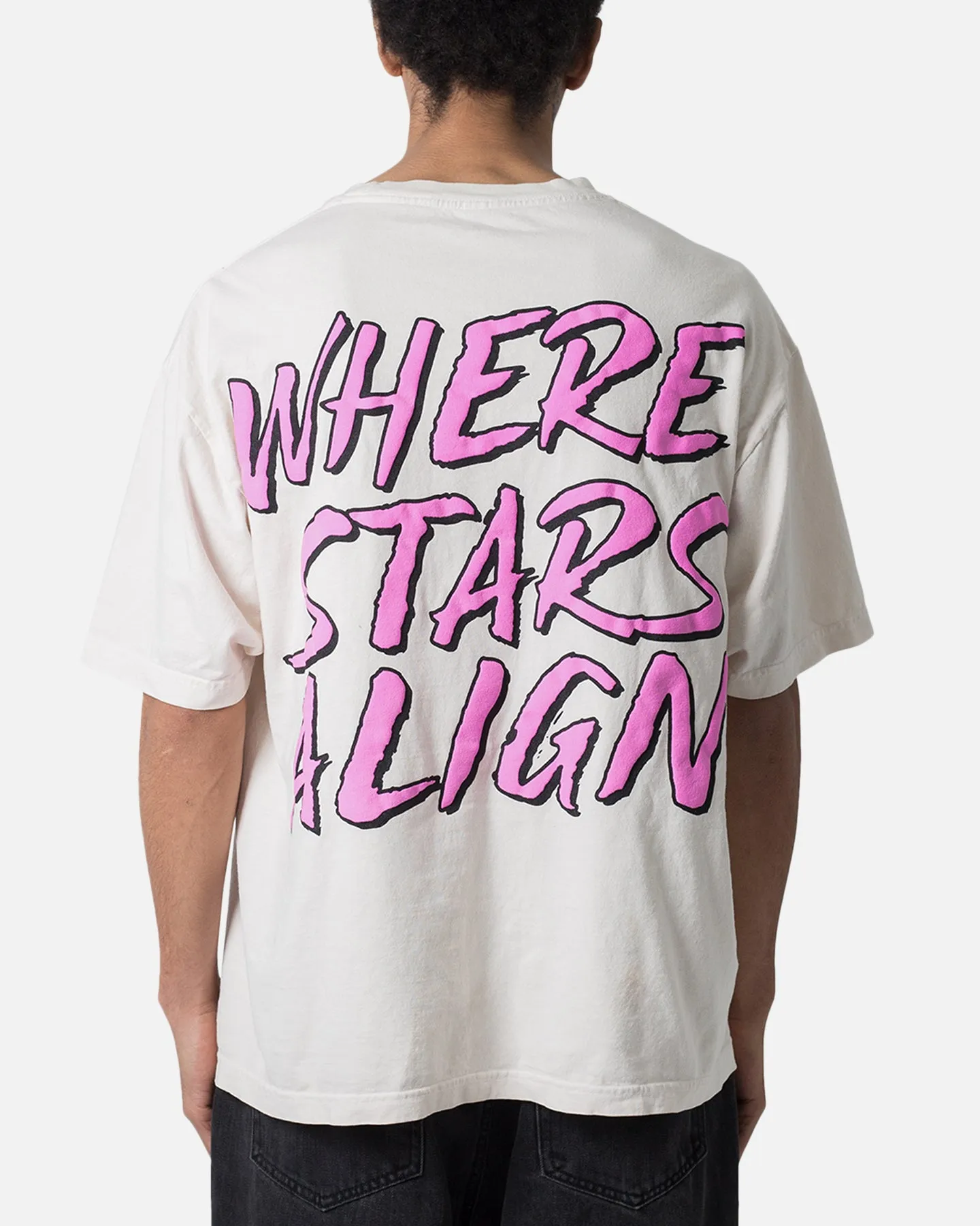 MNML Stars Align T-Shirt Off White sold by Culture Kings product image thumbnail 4