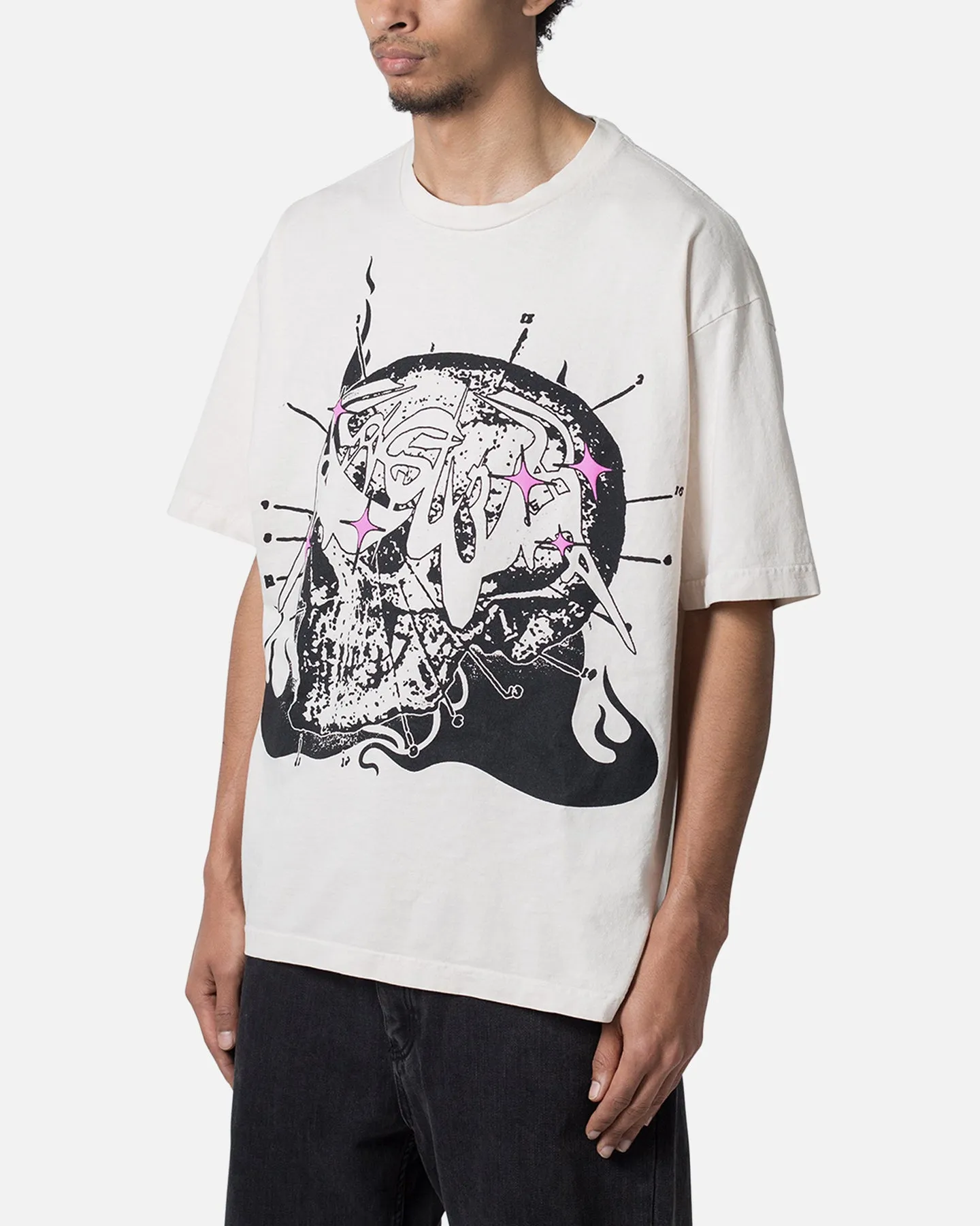 MNML Stars Align T-Shirt Off White sold by Culture Kings product image thumbnail 2
