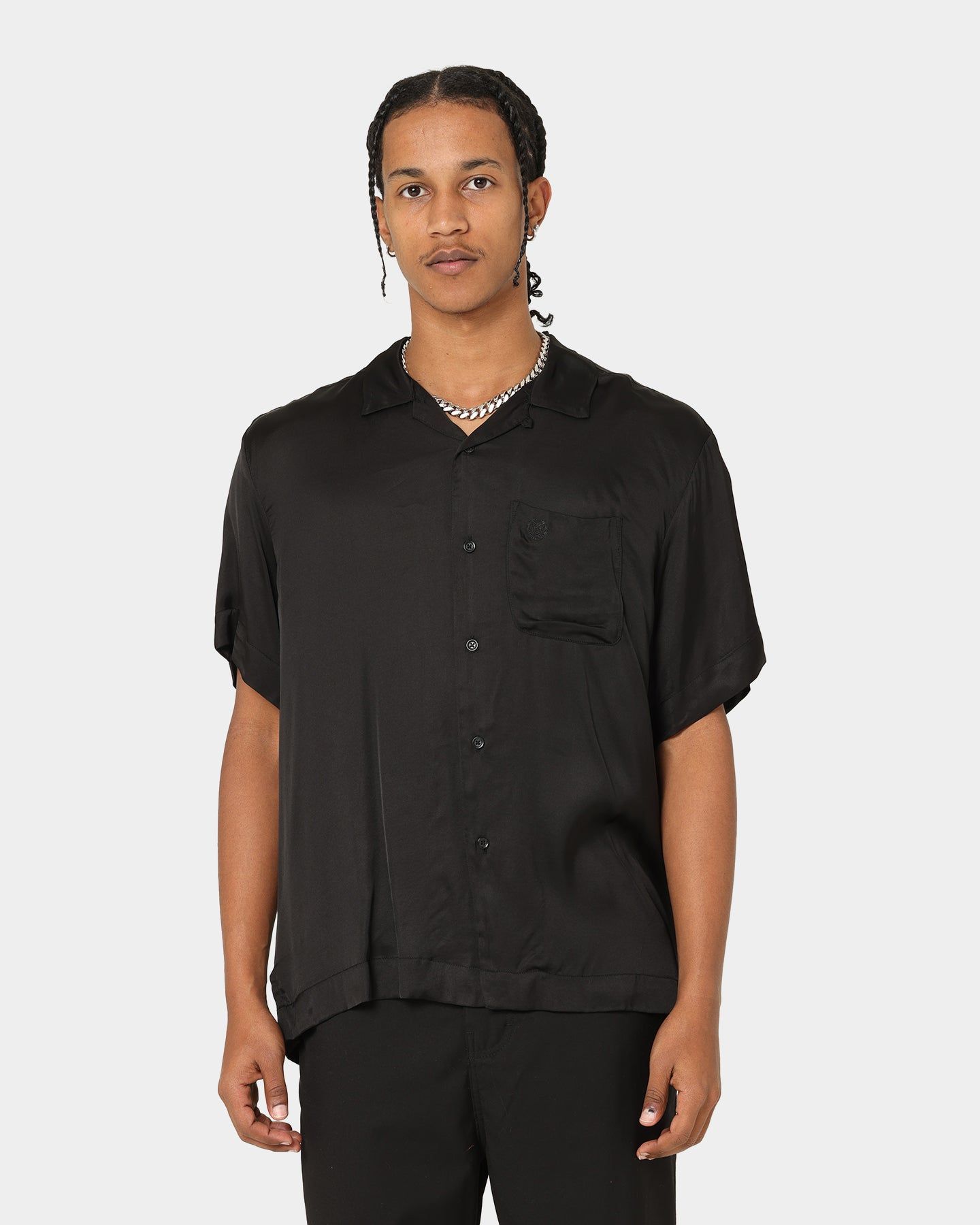 Honor The Gift Century Camp Button Up Shirt Black sold by Culture Kings