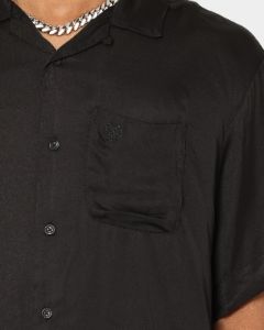 Honor The Gift Century Camp Button Up Shirt Black sold by Culture Kings