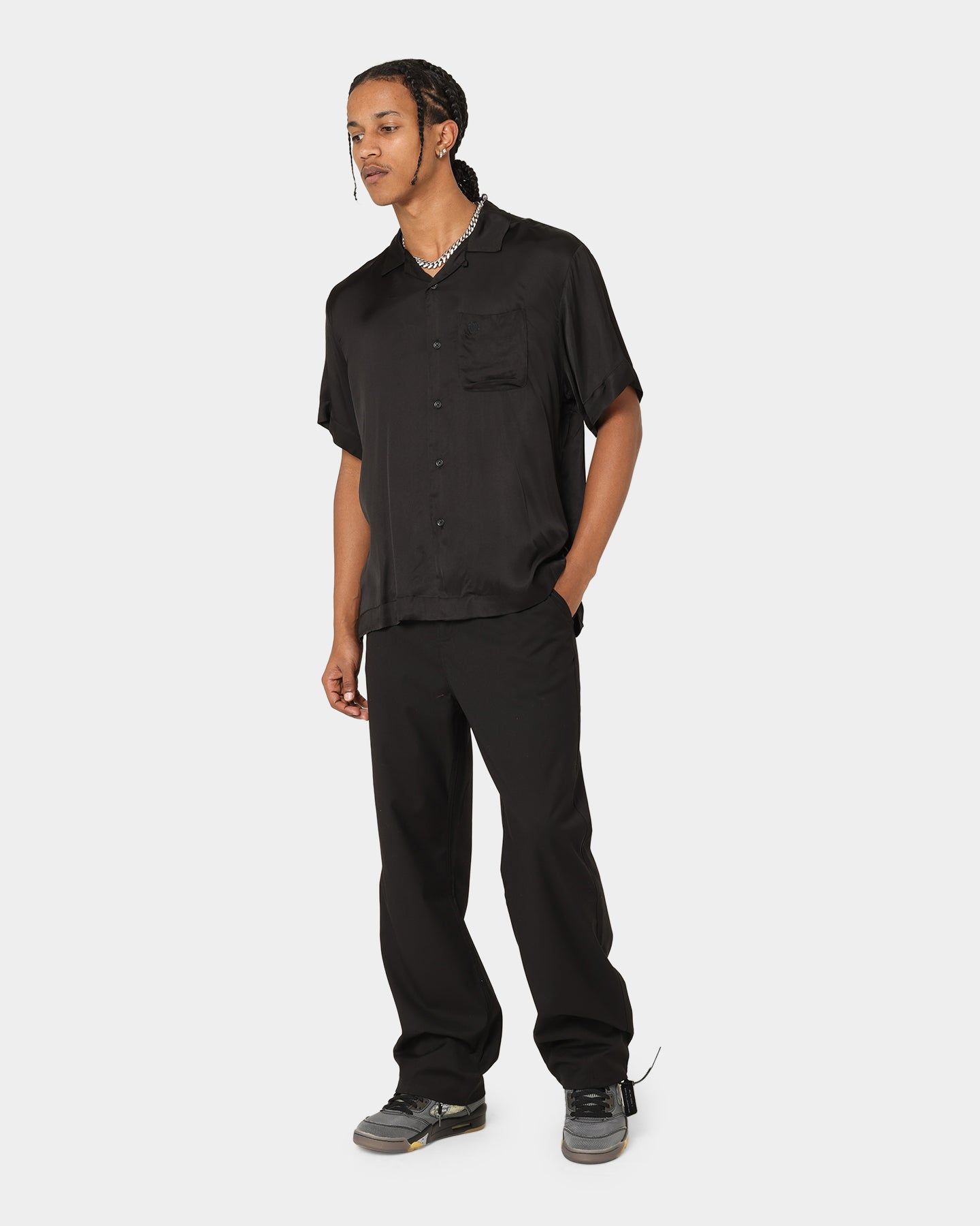 Honor The Gift Century Camp Button Up Shirt Black sold by Culture Kings product image thumbnail 2