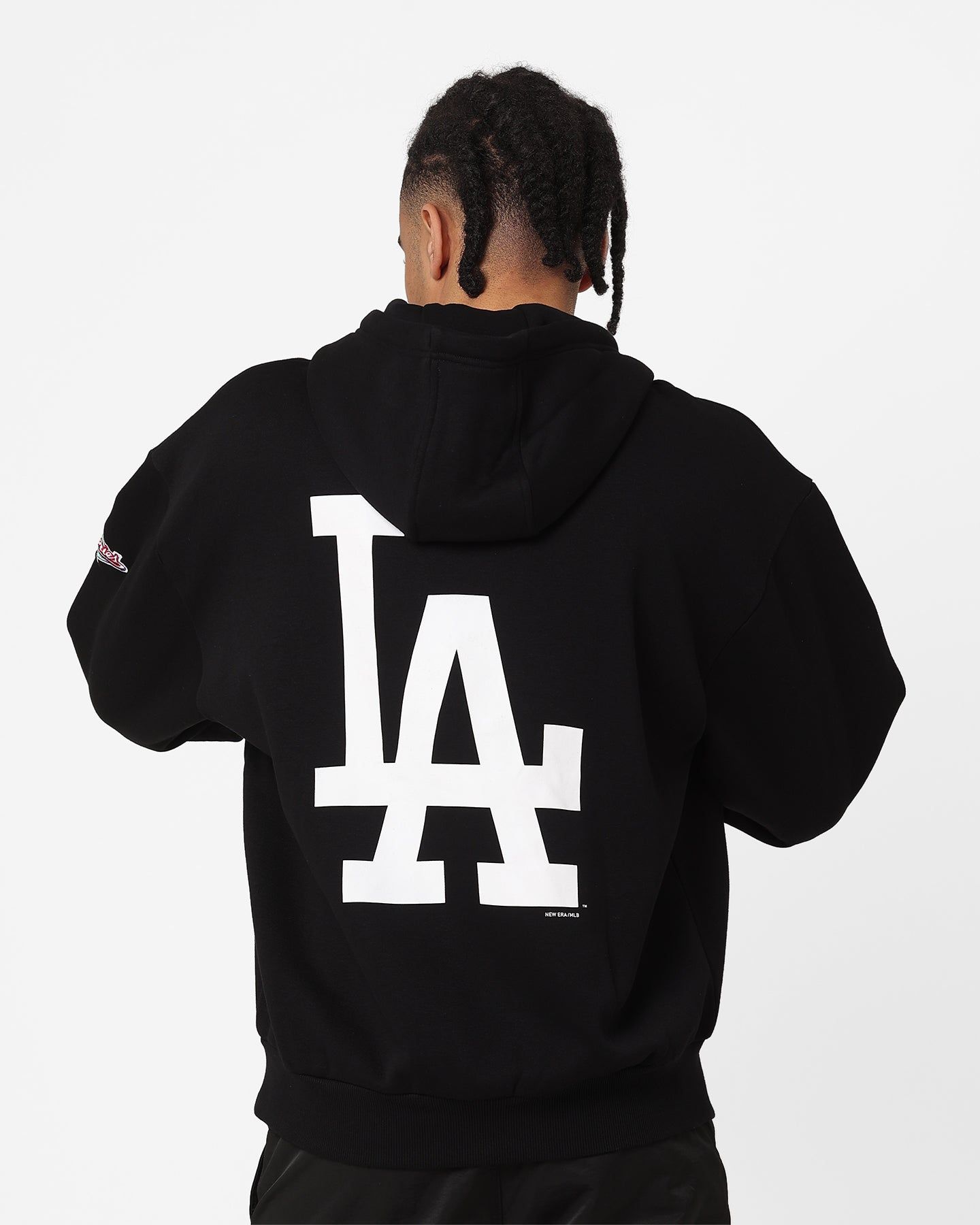 New Era Los Angeles Dodgers Oversized Hoodie Black sold by Culture Kings product image thumbnail 2