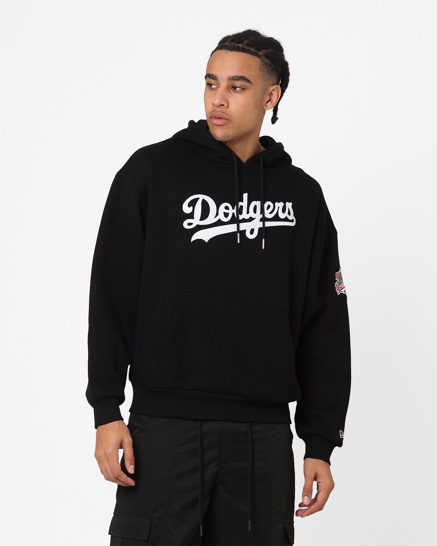 New Era Los Angeles Dodgers Oversized Hoodie Black sold by Culture Kings