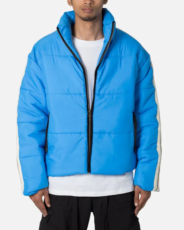 MNML Striped Puffer Jacket Blue sold by Culture Kings