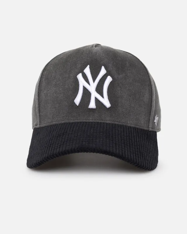47 Brand New York Yankees 'Apollo Corduroy' Offside DT Snapback Black sold by Culture Kings