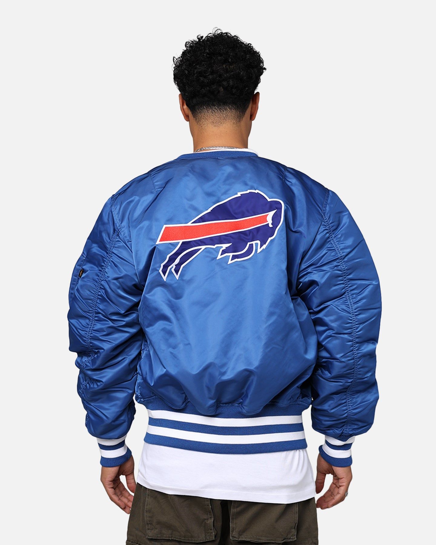 ジャケット・アウター FIRSTRUST PLAYERS BUFFALO JACKET size L Vintage Buffalo Bills Apex One Parka Football Jacket, Size